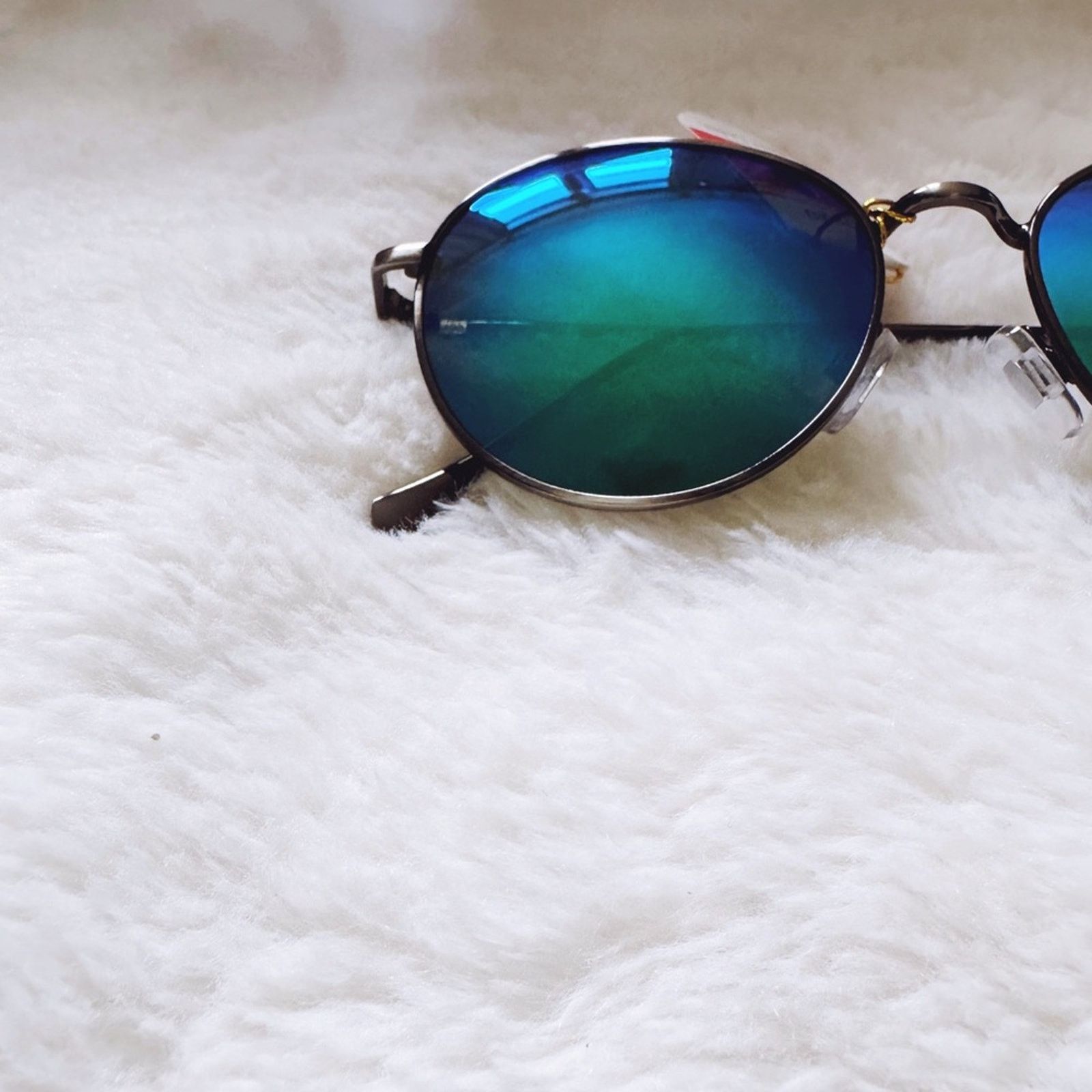 Other Brielle Bright Green Polarized Mirrored Sunglasses Size ONE SIZE - 3 Thumbnail