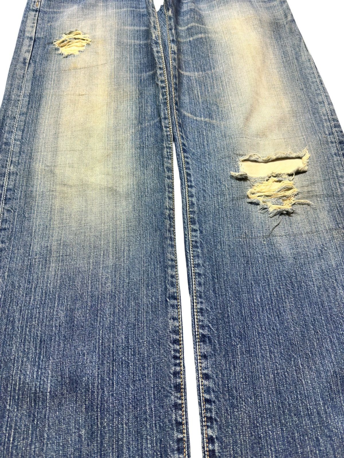 Edwin Vintage Edwin 503-S W-Well Stitch Mudwash Distressed Denim Size US 32 / EU 48 - 3 Thumbnail