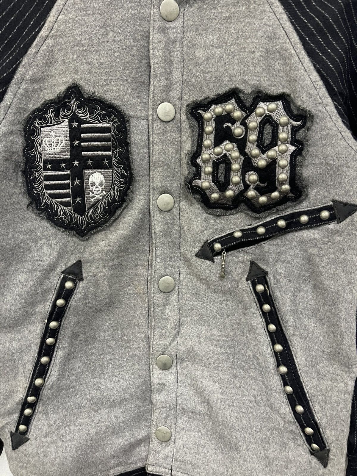 Seditionaries Algonquins Bondage Ghotic studded Bomber Jcket Size M / US 6-8 / IT 42-44 - 3 Thumbnail