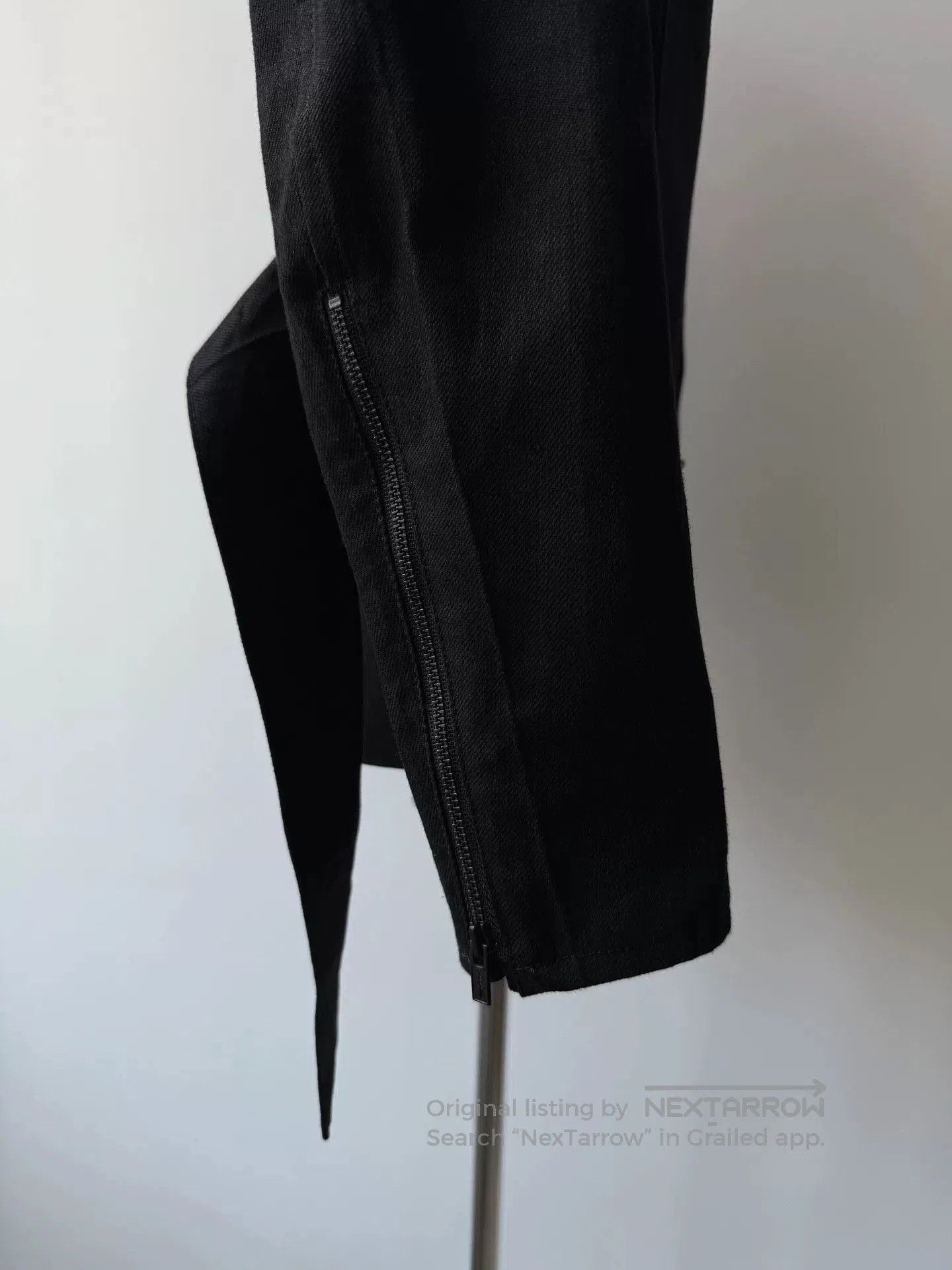 Yohji Yamamoto black cropped denim jacket by yohji yamamoto. Size S / US 4 / IT 40 - 6 Thumbnail