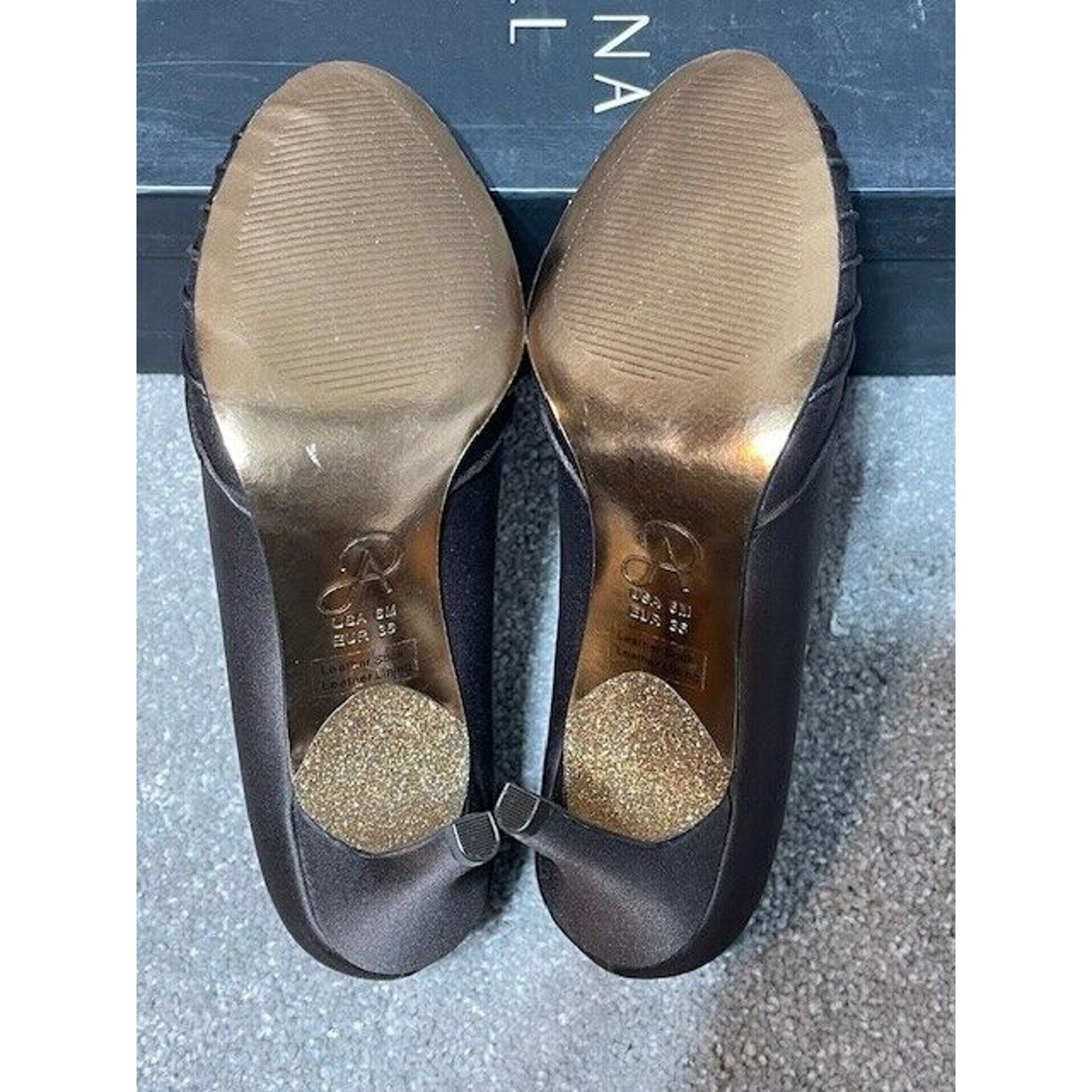 Adrianna Papell Adrianna Papell Farrel Heels Womens 6M Chocolate Lux Satin Size US 6 / IT 36 - 6 Thumbnail