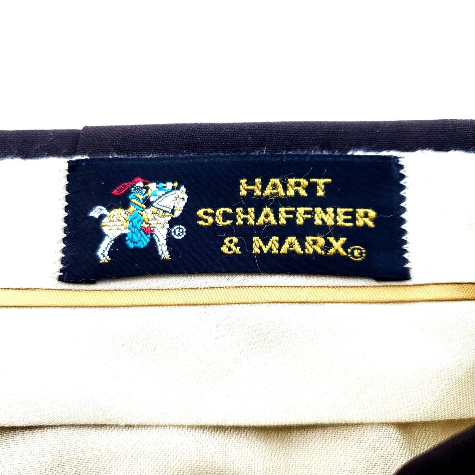 Hart Schaffner Marx Hart Schaffner Marx Wool Brown Side Synch Pleated Dress Pant Size 36R - 4 Thumbnail