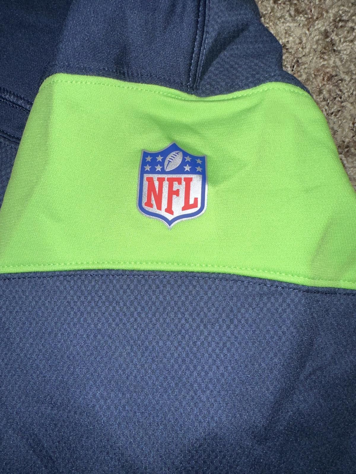 Nike Nike Men’s College Navy Seattle Seahawks Sideline Athletic Arch Pullover Hoodie Size US M / EU 48-50 / 2 - 5 Thumbnail