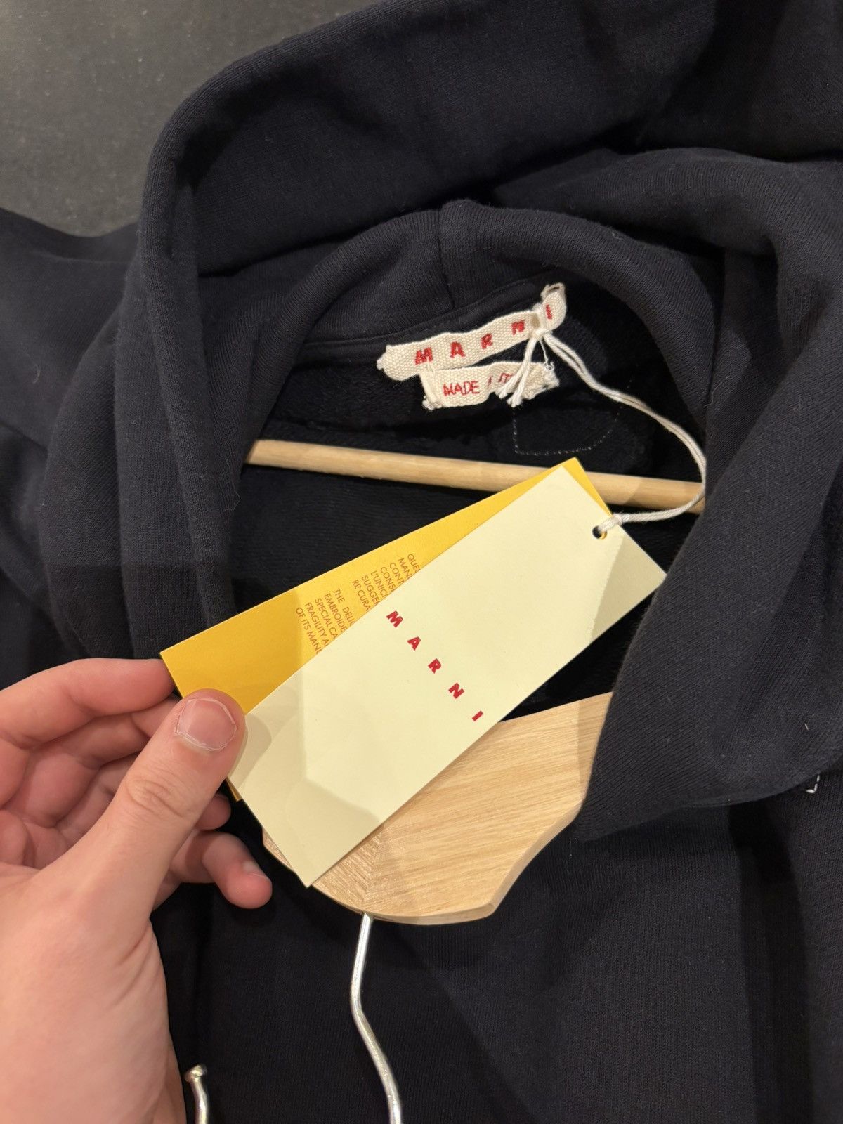 Marni Marni applique logo hoodie Size US M / EU 48-50 / 2 - 5 Thumbnail