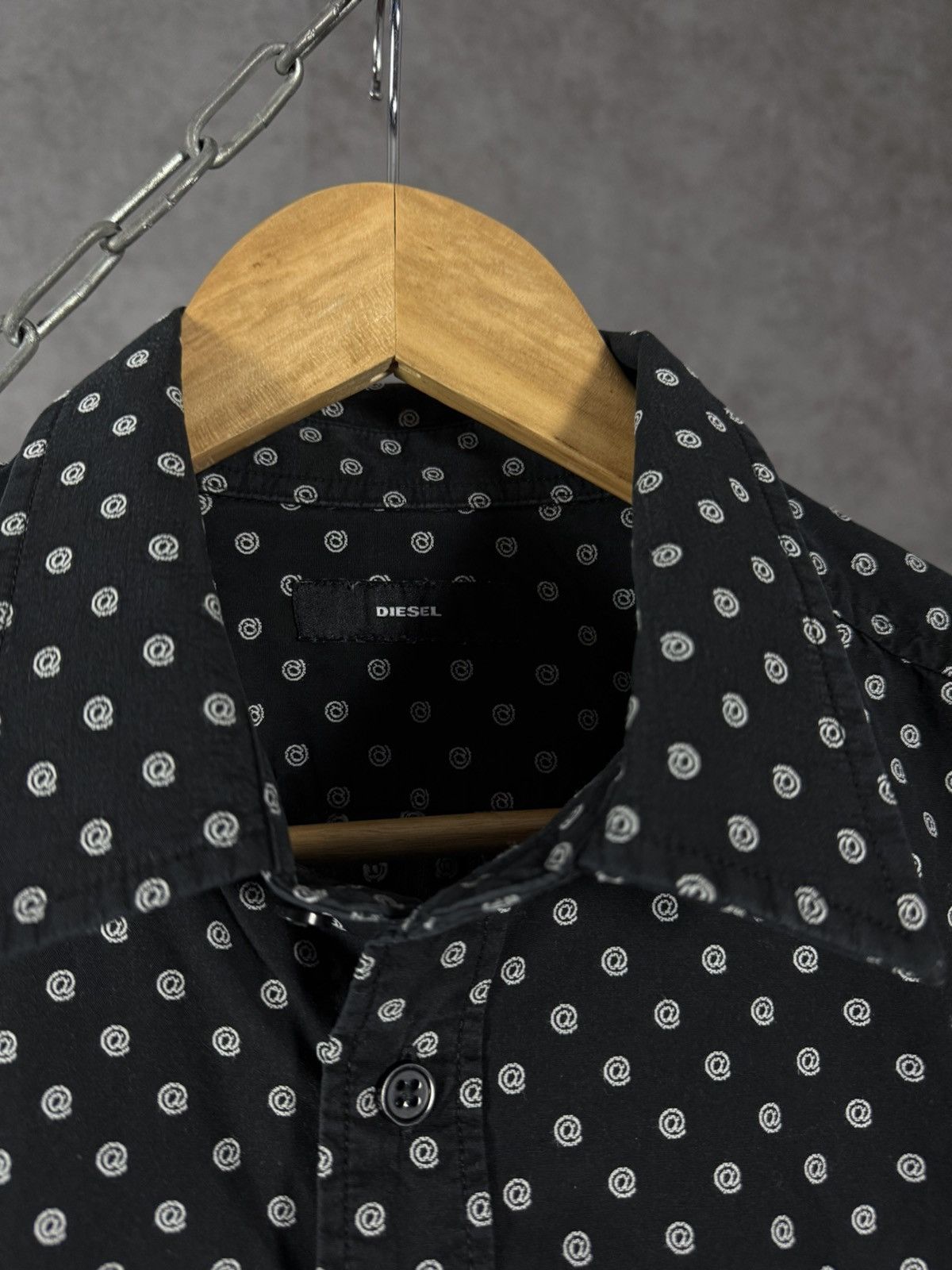 Diesel Diesel luxury designer monogram shirt Size US L / EU 52-54 / 3 - 3 Thumbnail