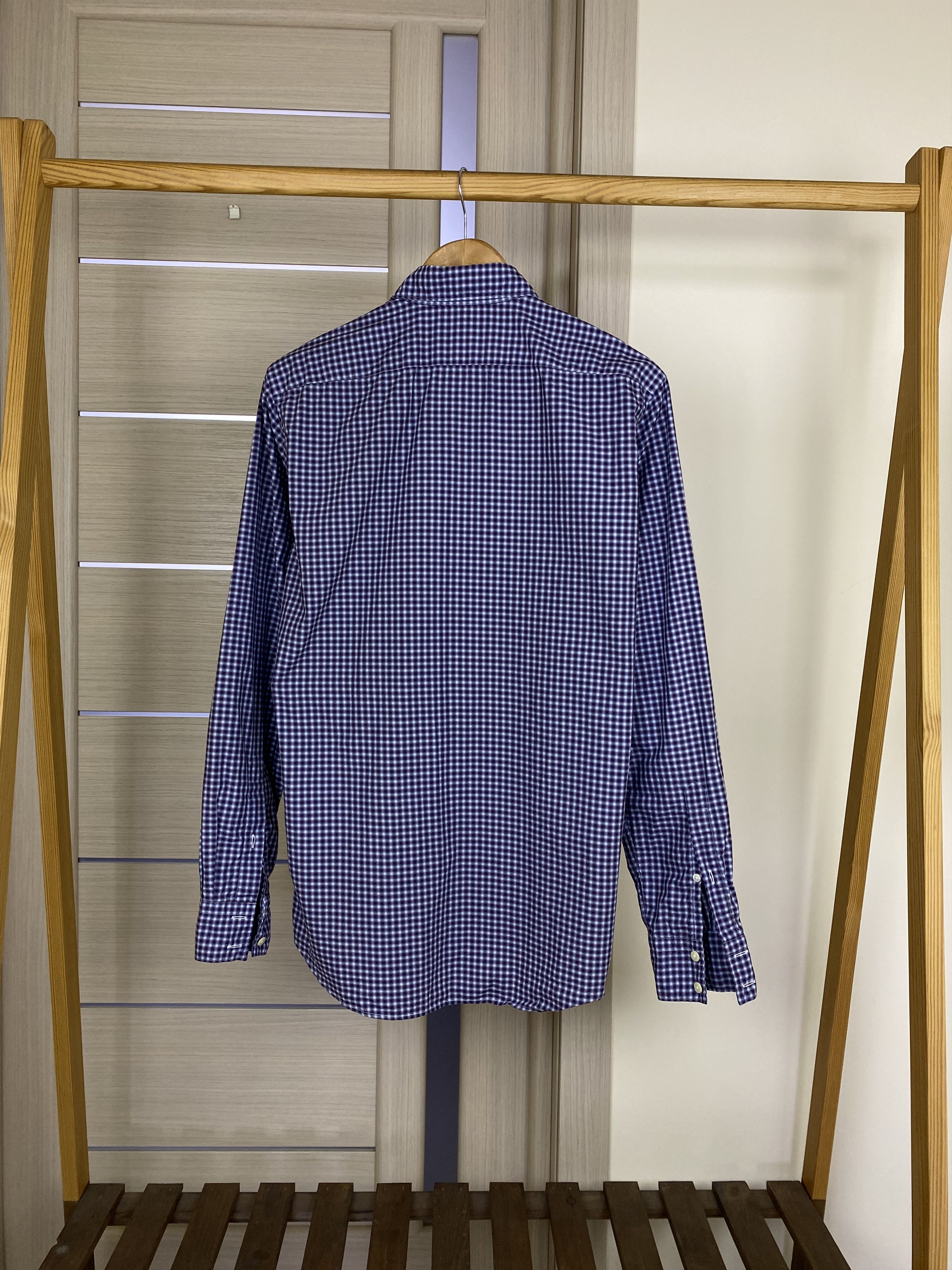 Baldessarini Baldessarini checkered stripped classic shirt Size US M / EU 48-50 / 2 - 6 Thumbnail