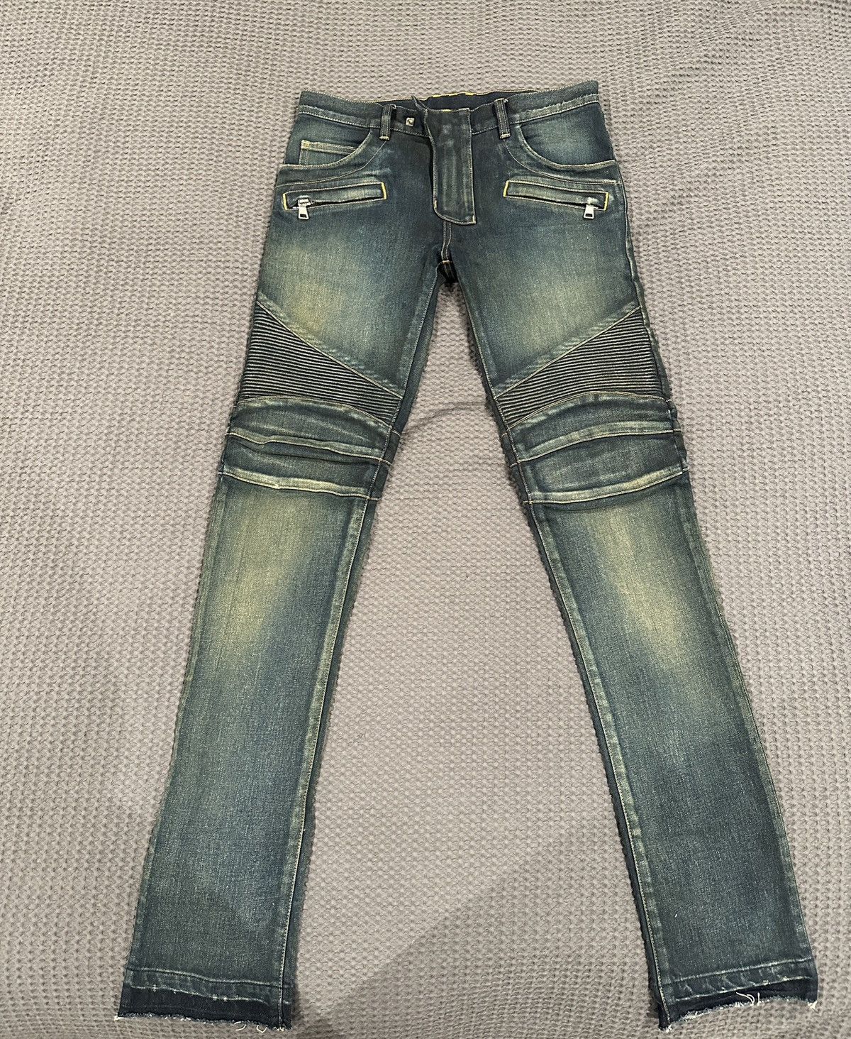 Balmain Balmain Biker Jeans Size US 29 - 1 Thumbnail