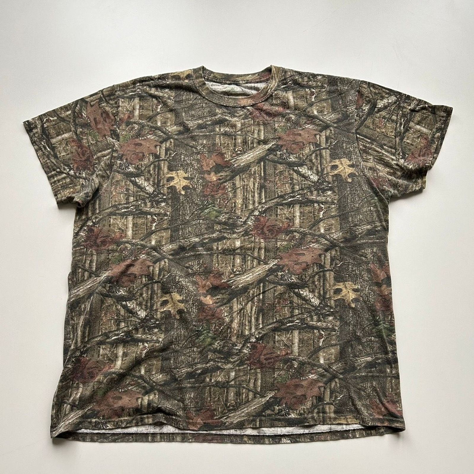 Mossy Oaks Vintage Y2K Mossy Oak Real Tree Camouflage T Shirt 2XL Rare Size US XXL / EU 58 / 5 - 1 Thumbnail