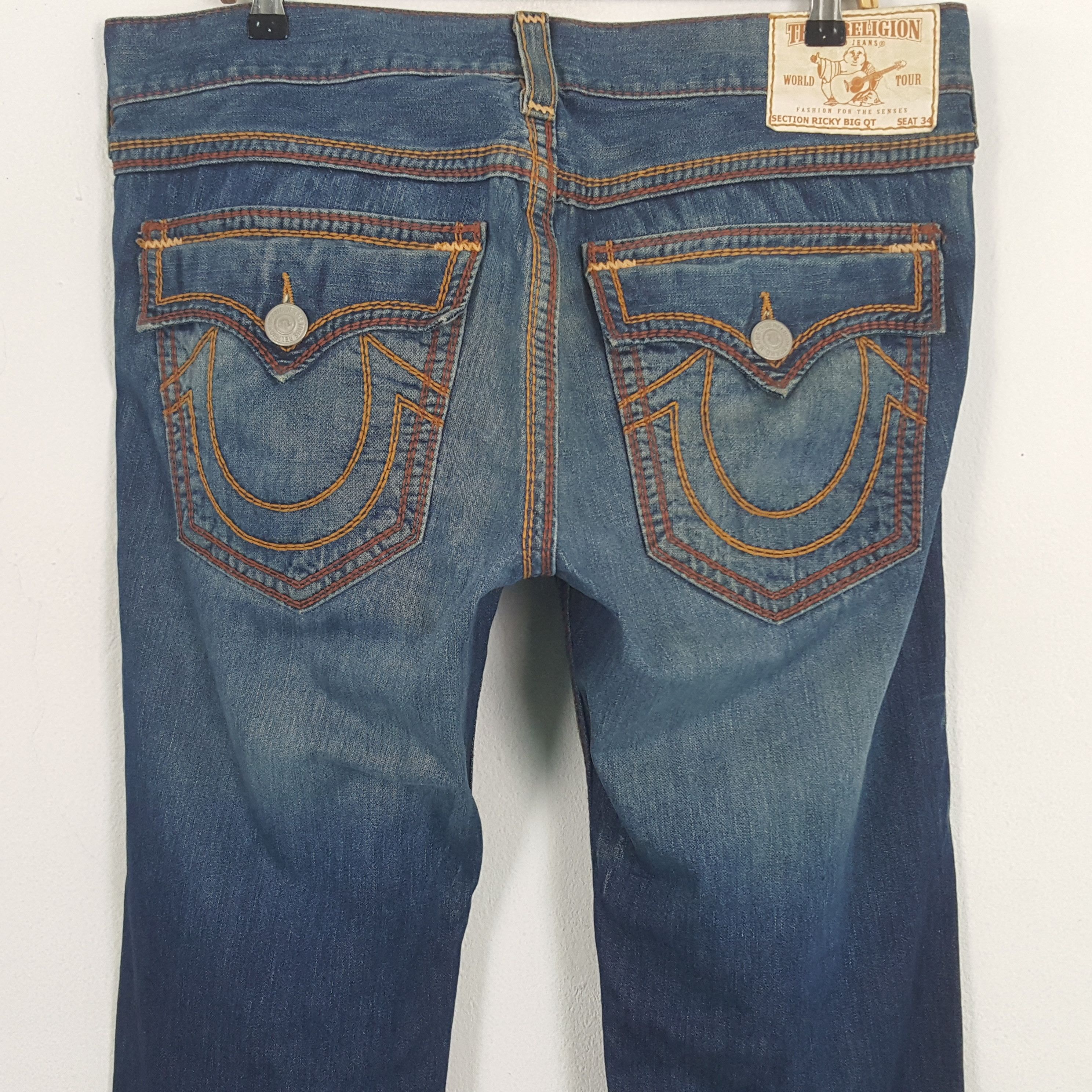 True Religion × Vintage Vintage True Religion USA Denim Jeans Size US 37 - 5 Thumbnail