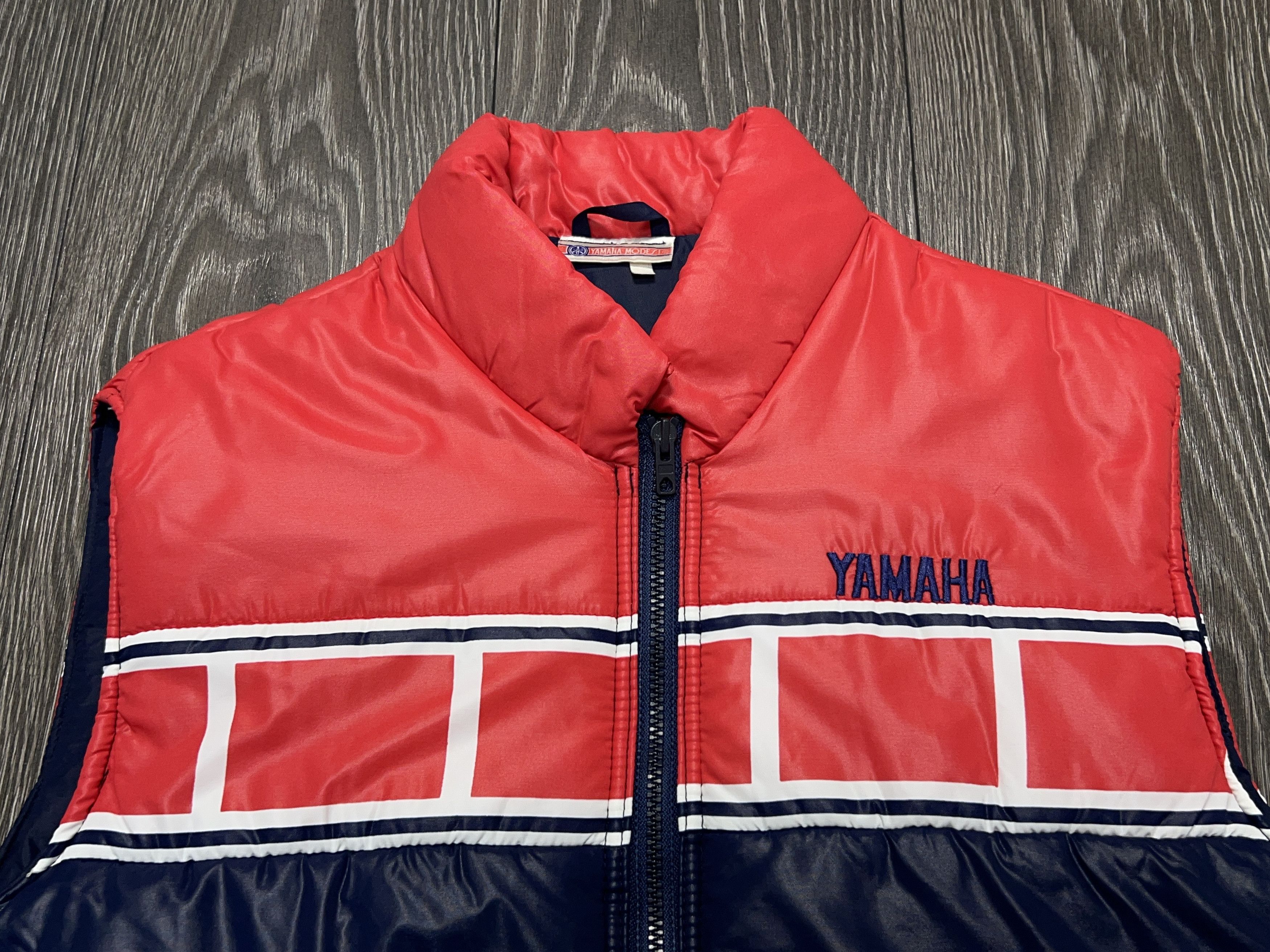 Yamaha Vintage Moto 1990s Insulated Vest Gilet Waistcoat Motocross Size US XS / EU 42 / 0 - 3 Thumbnail
