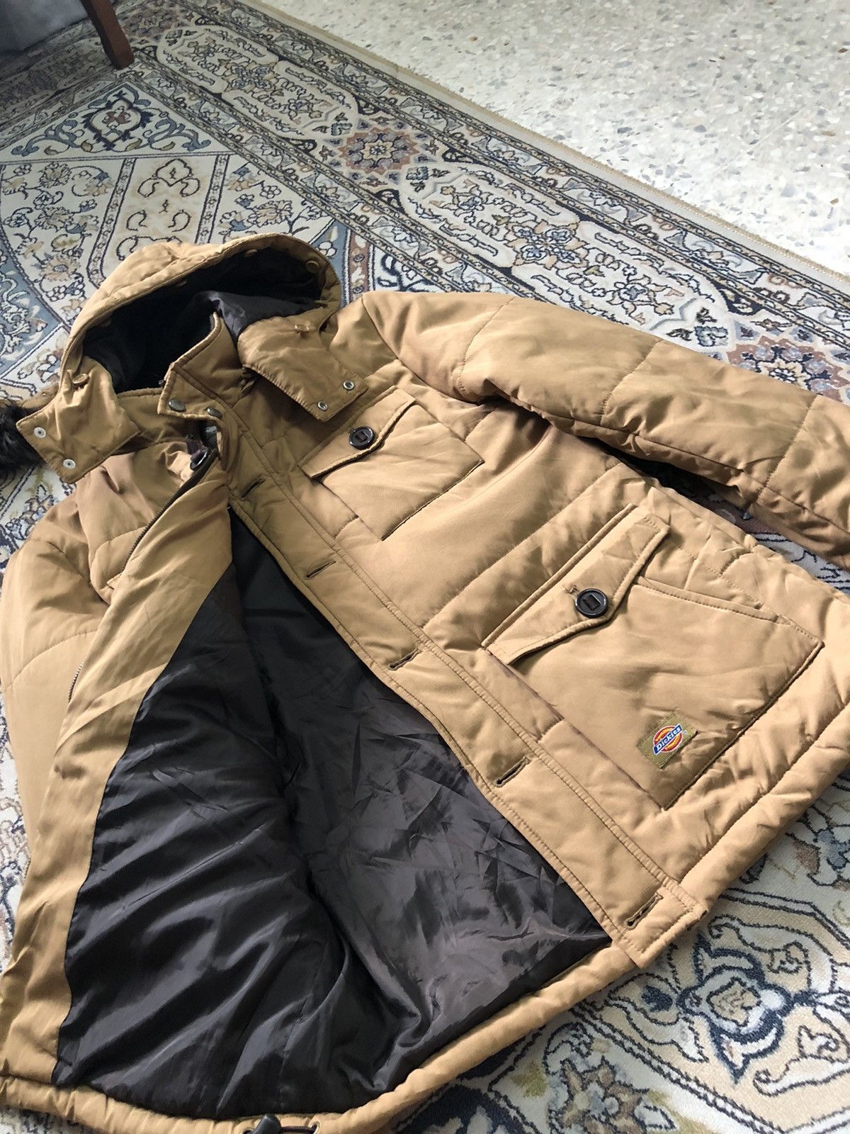 Dickies Dickies Puffer Down Jacket With Fur Size US L / EU 52-54 / 3 - 13 Thumbnail