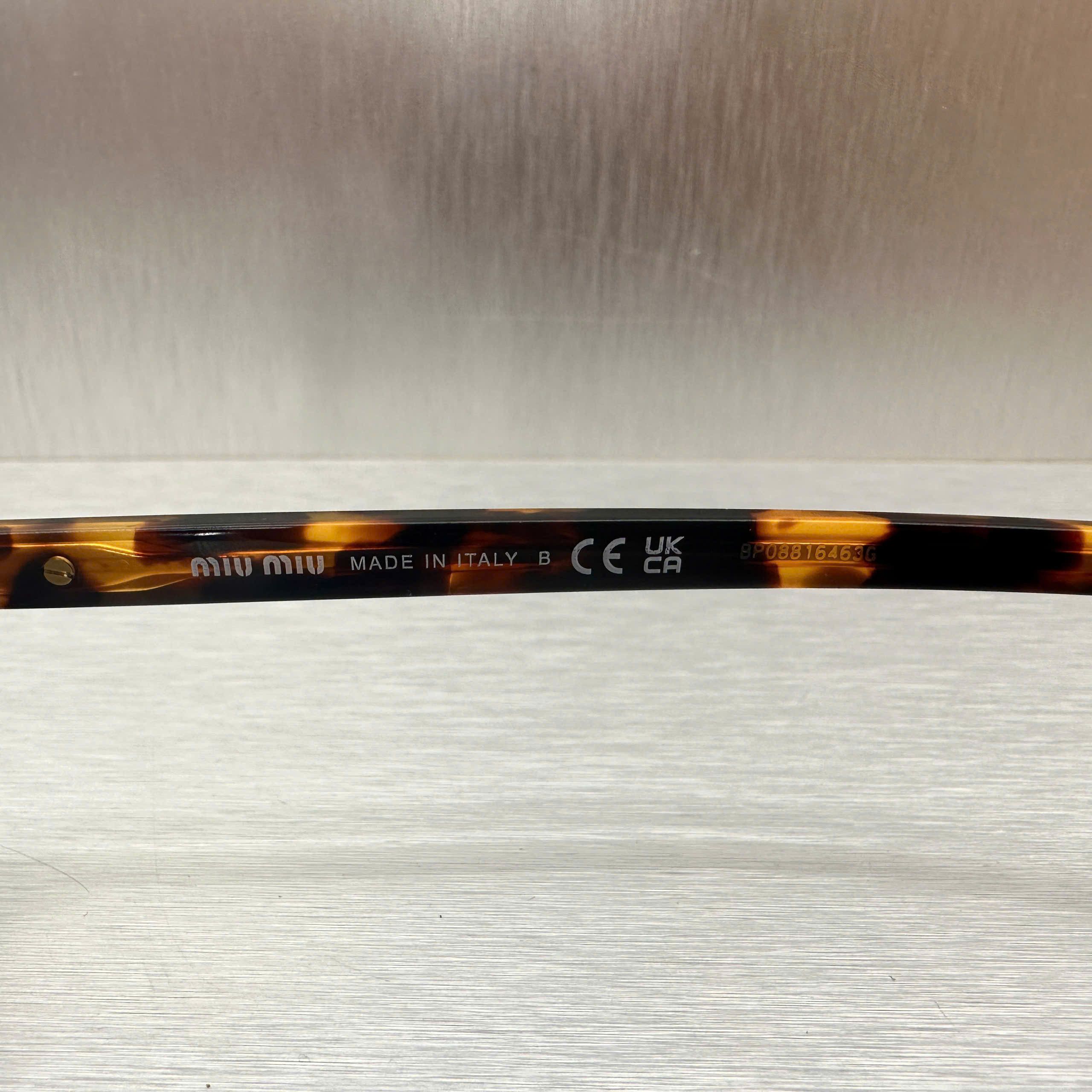 Miu Miu MIU MIU MU 04ZS VAU08N Eyewear HAVANA Size ONE SIZE - 8 Thumbnail