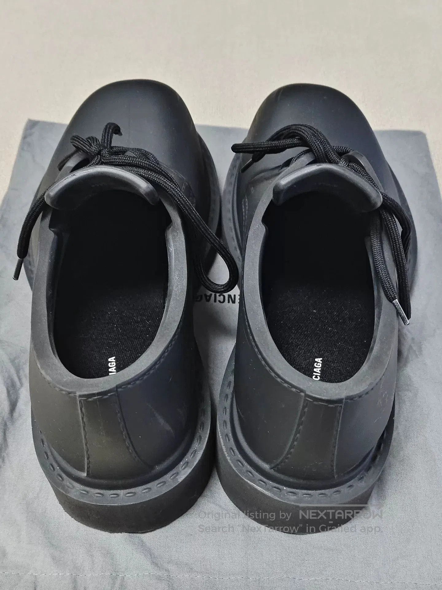 Balenciaga balenciaga black steroid derby shoes. Size US 8.5 / EU 41-42 - 4 Thumbnail
