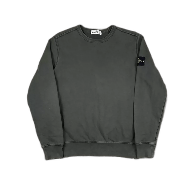Stone Island Stone Island Gray Green Basic Sweatshirt -2506 Size US M / EU 48-50 / 2 - 1 Thumbnail