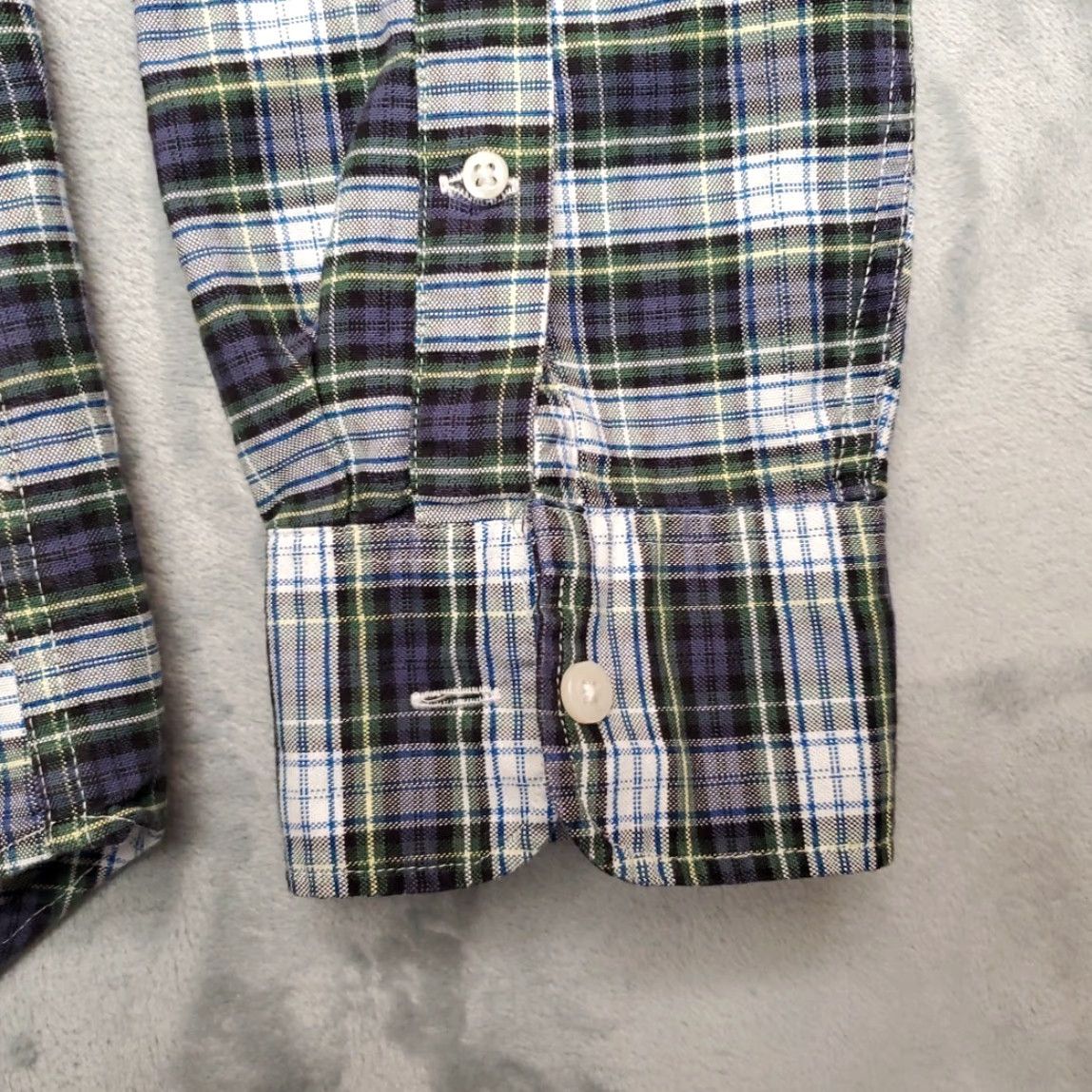 J.Crew J.CREW Shirt Mens L Blue Plaid American Pima Cotton Slim Fit Long Sleeve Button-Up Size US L / EU 52-54 / 3 - 5 Thumbnail