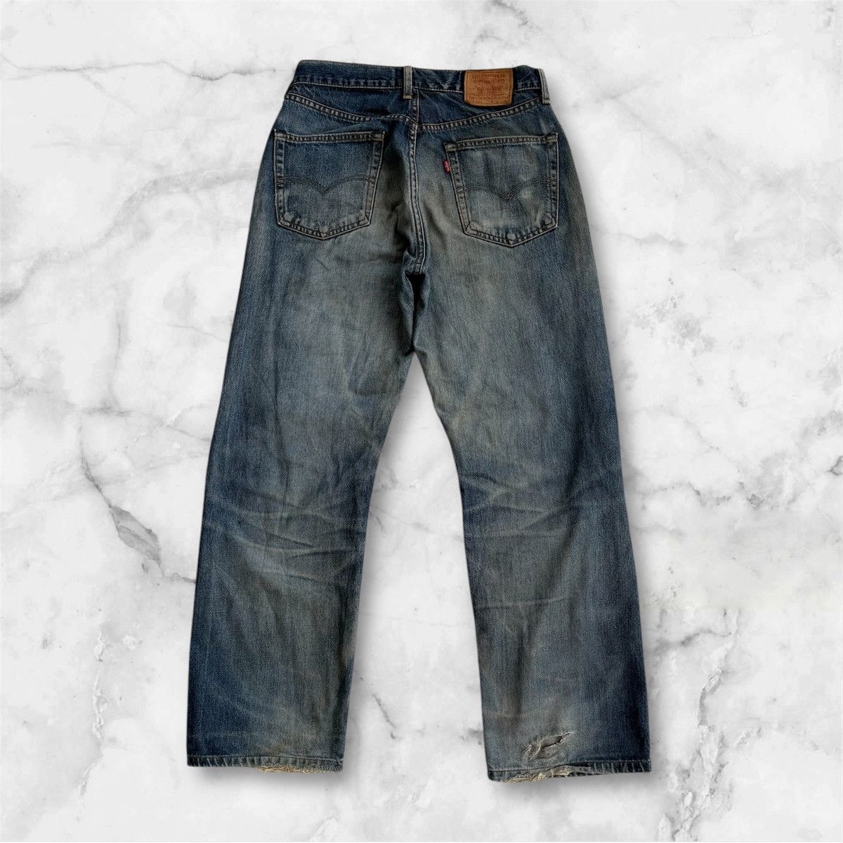 Levi's × Levi's Vintage Clothing Levi’s Streetwear Vintage Jeans Distressed Denim Size US 32 / EU 48 - 7 Thumbnail