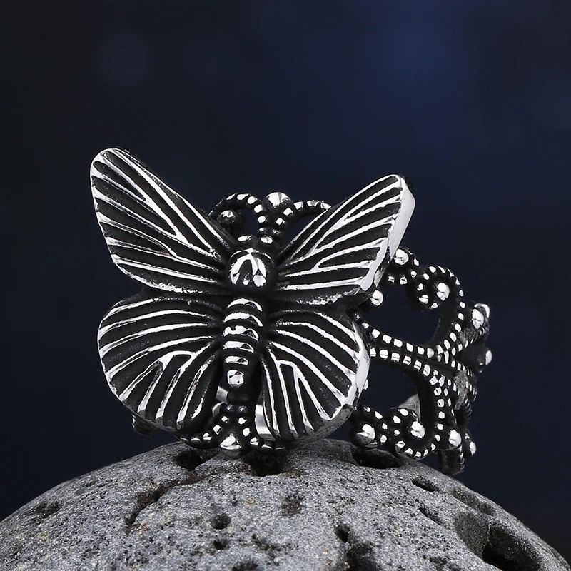 Jewelry Butterfly Ring Size ONE SIZE - 2 Thumbnail