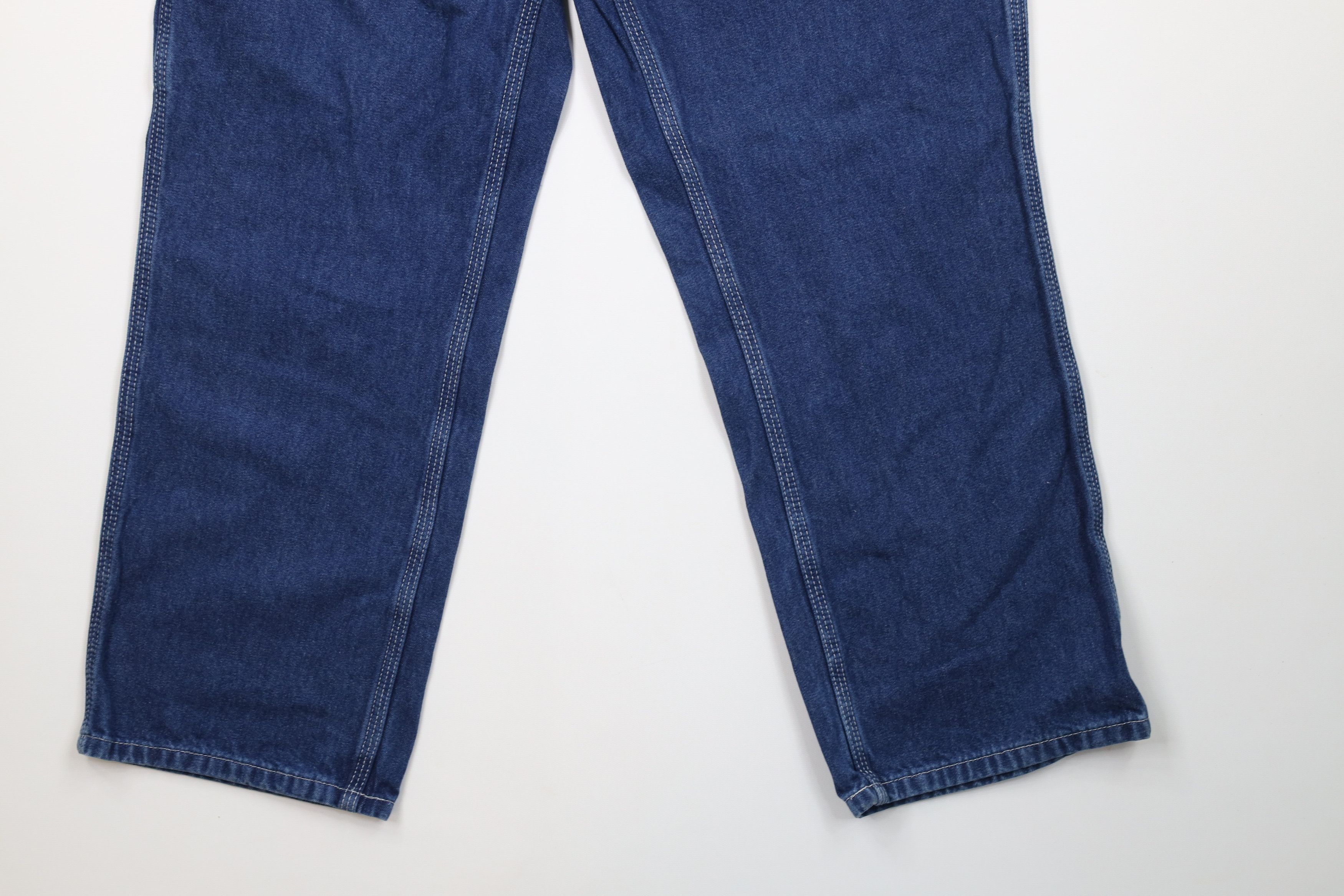 Carhartt Vintage Carhartt Wide Leg Dungaree Denim Jeans Cotton Size US 34 / EU 50 - 4 Thumbnail