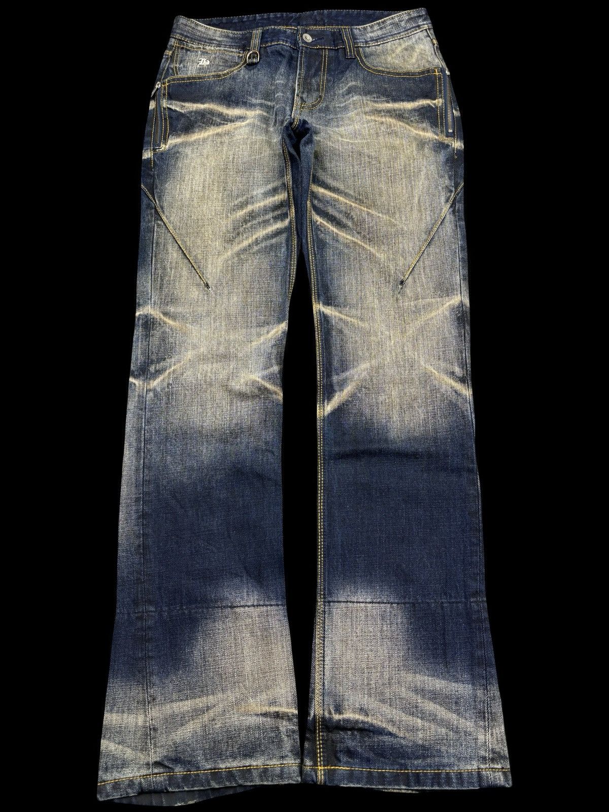 HIDEAWAYS 💥Flare💥Hideaway Rusty Fades Flare Denim F801 Size US 31 - 1 Thumbnail