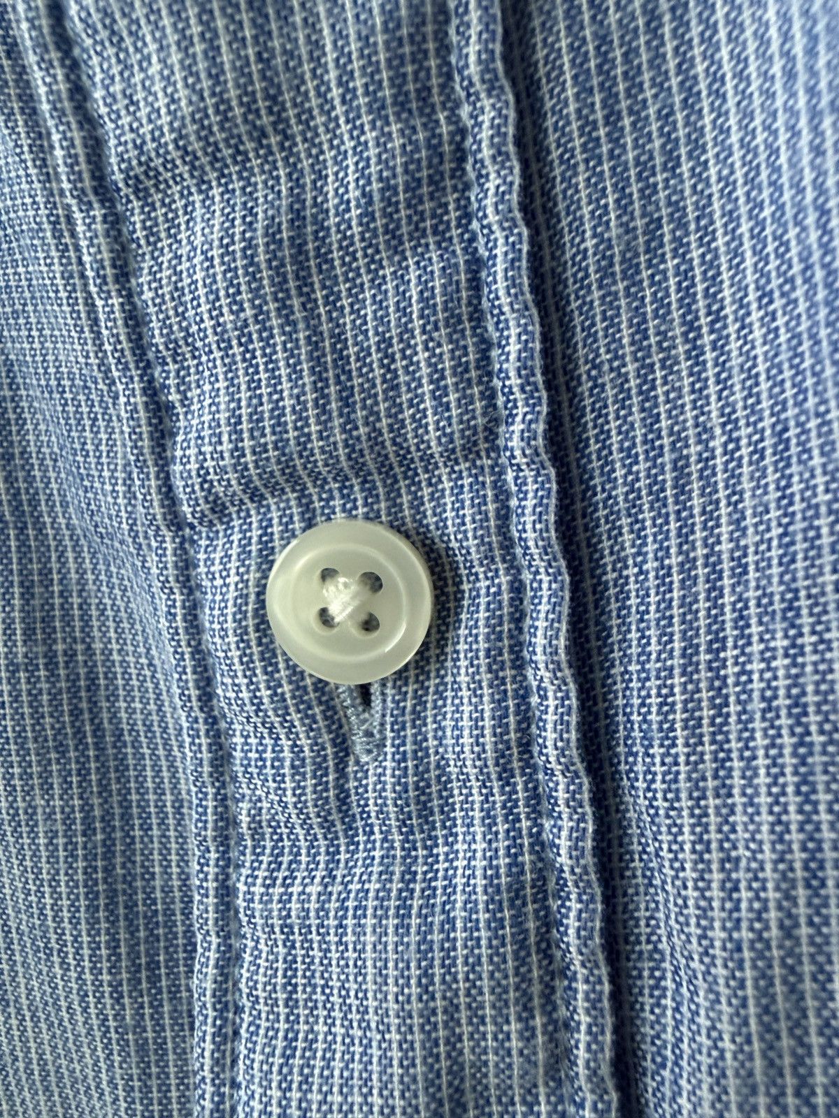 Muji MUJI Mens Double Gauze Long Sleeve Organic Cotton Shirt Size US L / EU 52-54 / 3 - 6 Thumbnail