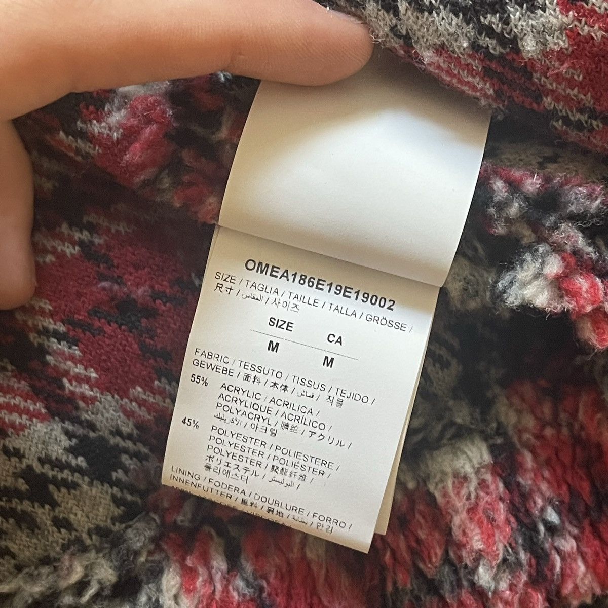 Off-White Off White Red Plaid Fleece Jacket Oversized 2013 Size US M / EU 48-50 / 2 - 8 Thumbnail