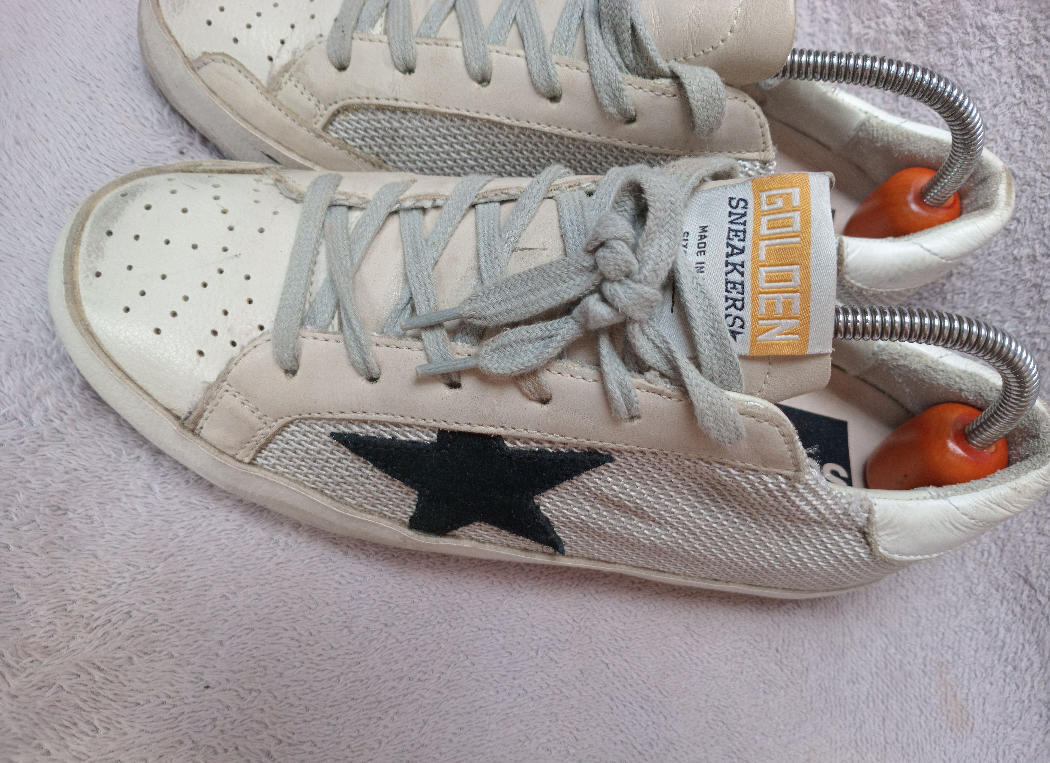 Golden Goose Golden Goose GGDB Superstar White Mesh Size US 7 / IT 37 - 2 Thumbnail