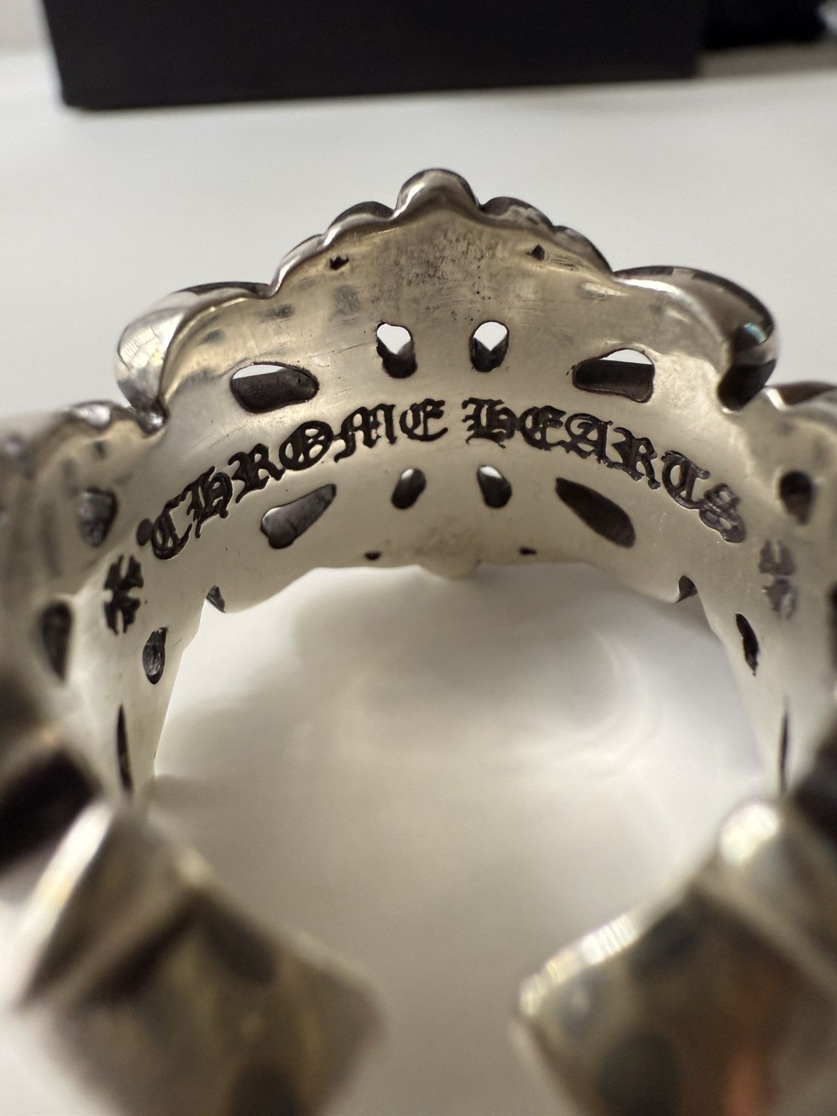 Chrome Hearts Chrome hearts double floral rings sz 12 Size ONE SIZE - 7 Thumbnail