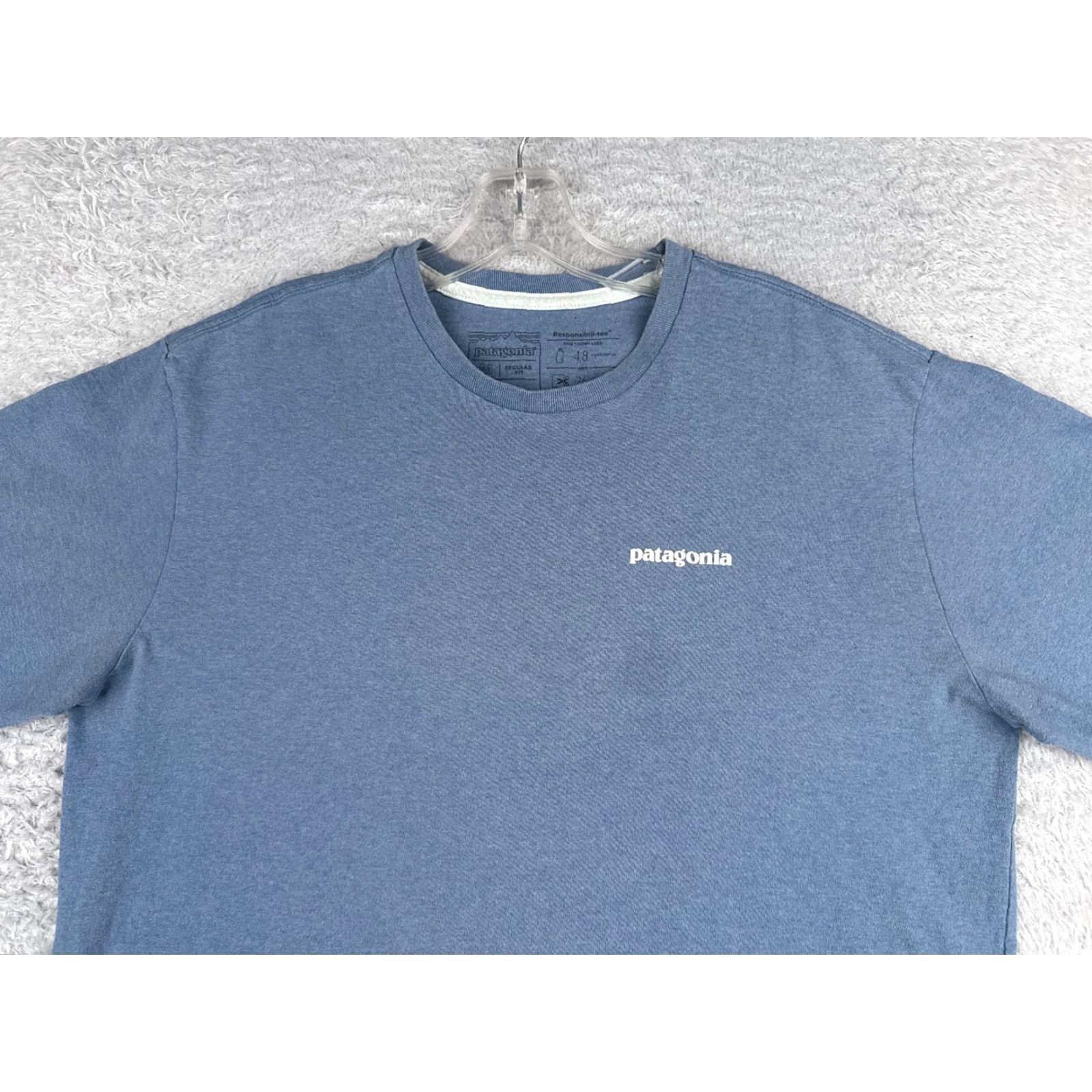 Patagonia Patagonia Shirt Men Medium Blue Long Sleeve Crew Neck Polyester Blend READ Size US M / EU 48-50 / 2 - 4 Thumbnail
