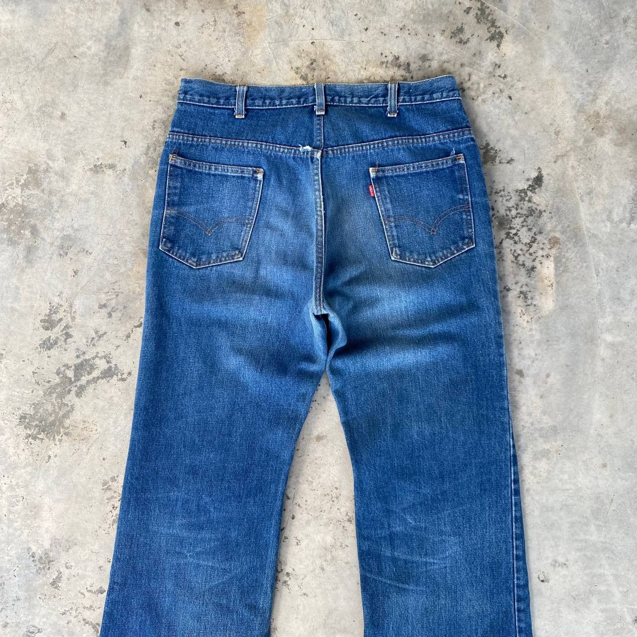Levi's VINTAGE 70S LEVIS DENIM FLARED BUTTON 4 ZIPPER TALON W33X29 Size US 33 - 10 Thumbnail