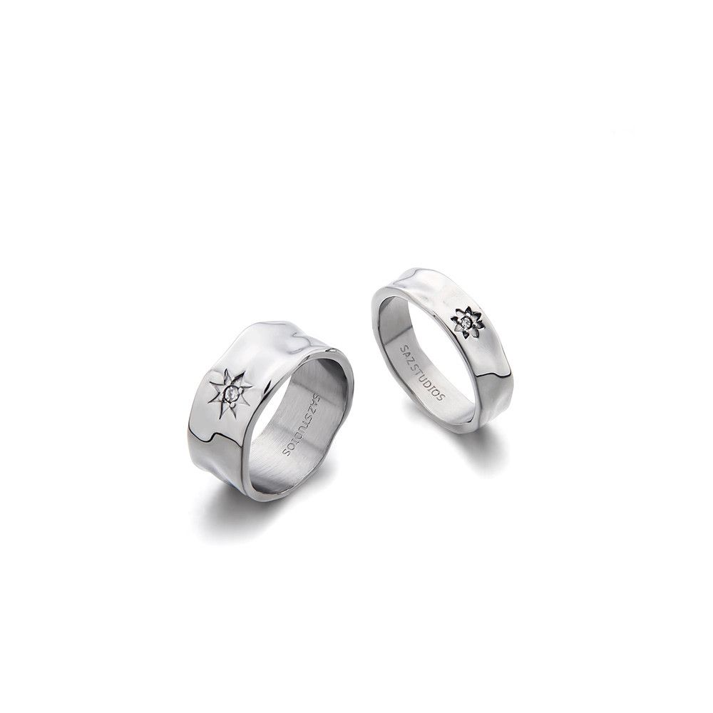 Jewelry Hip-hop Jewelry Rings Open Size Chrome Ring (Size 7-13) Size ONE SIZE - 5 Thumbnail