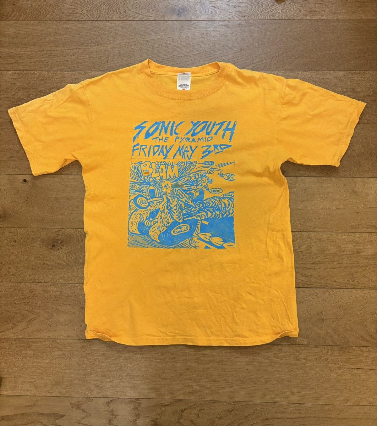 Band Tees Sonic Youth Vintage 00s “Live At The Pyramid” Anvil Tee Size US M / EU 48-50 / 2 - 1 Thumbnail