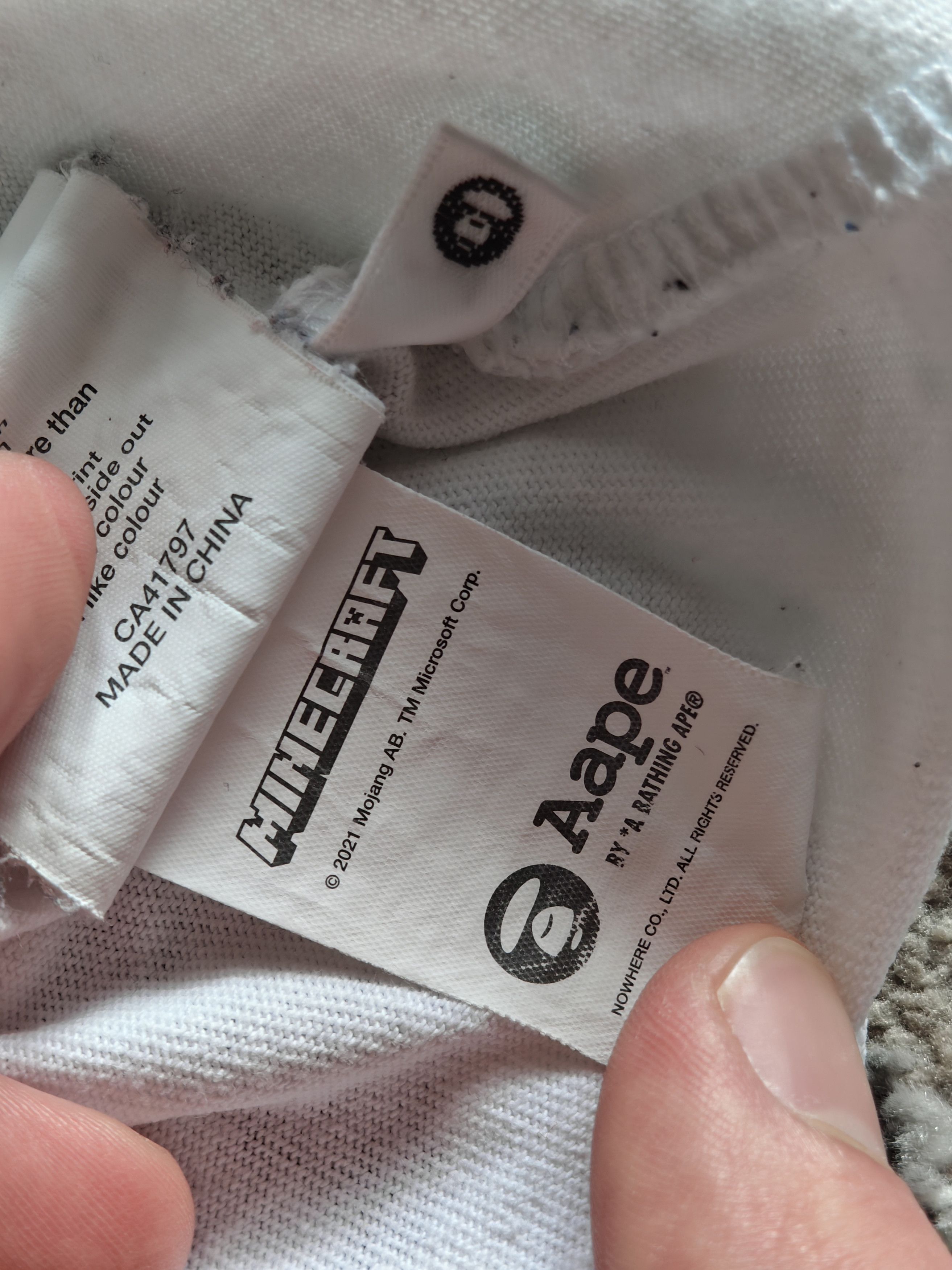 Aape Bape x Minecraft creeper tee Size US S / EU 44-46 / 1 - 6 Thumbnail