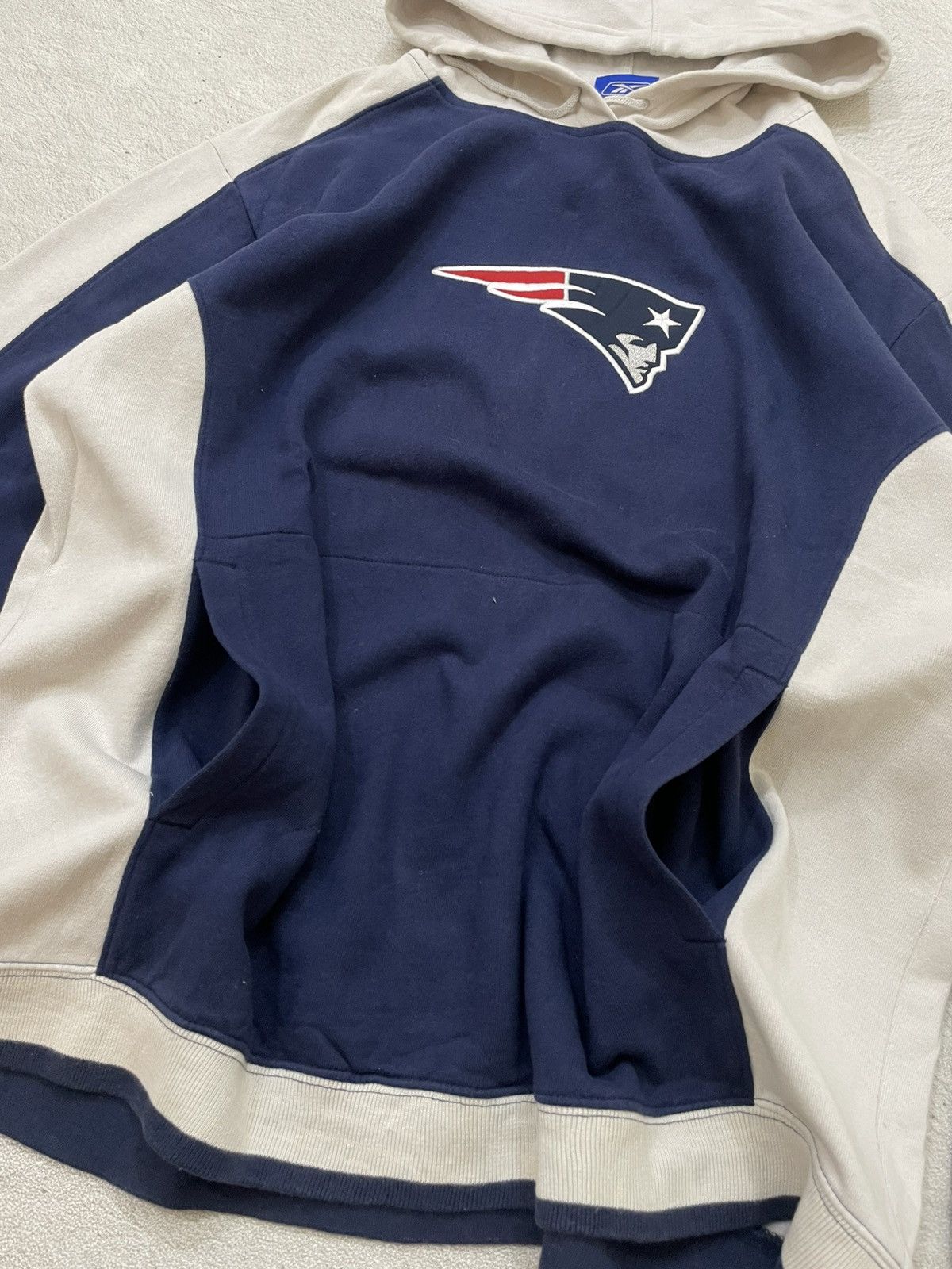 If Six Was Nine 2000s NFL New England Patriots Hoodie Reebok Y2K Japanese Size US XXL / EU 58 / 5 - 4 Thumbnail