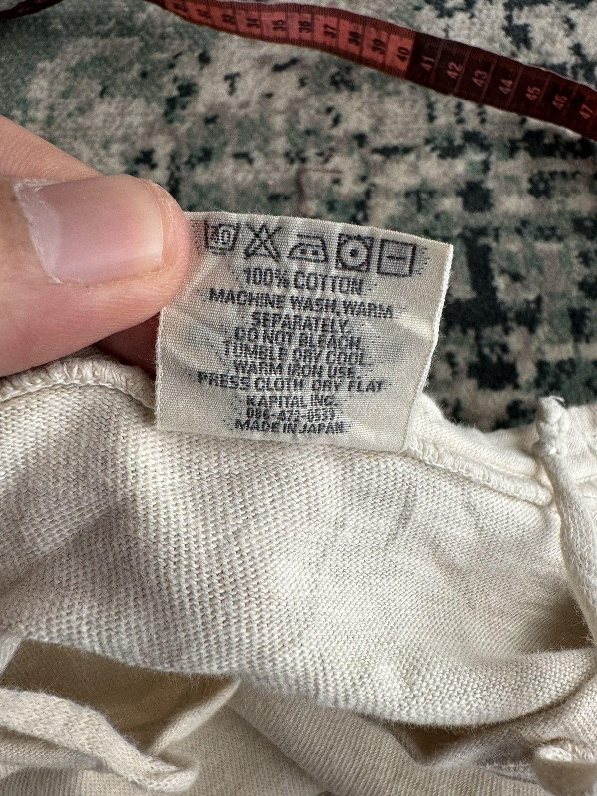 Kapital KAPITAL DRAWSTRING PLAIN LONG SLEEVES SHIRT Size US L / EU 52-54 / 3 - 4 Thumbnail