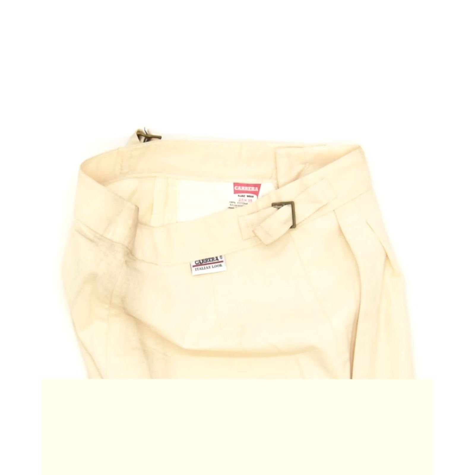 Carrera CARRERA Womens Chino Trousers Beige Cotton Classic W25 L35 Size 42" / US 20 - 4 Thumbnail