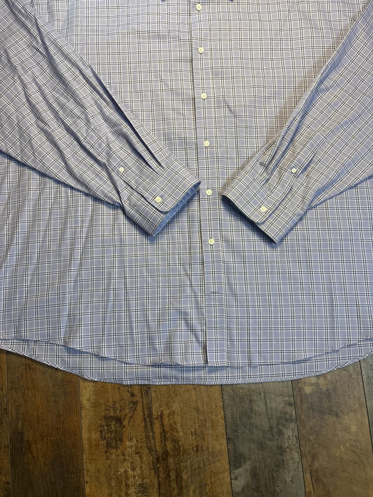 Other Jos.A.Bank Reserve Blue Plaid Long Sleeve Dress Shirt Size US M / EU 48-50 / 2 - 4 Thumbnail
