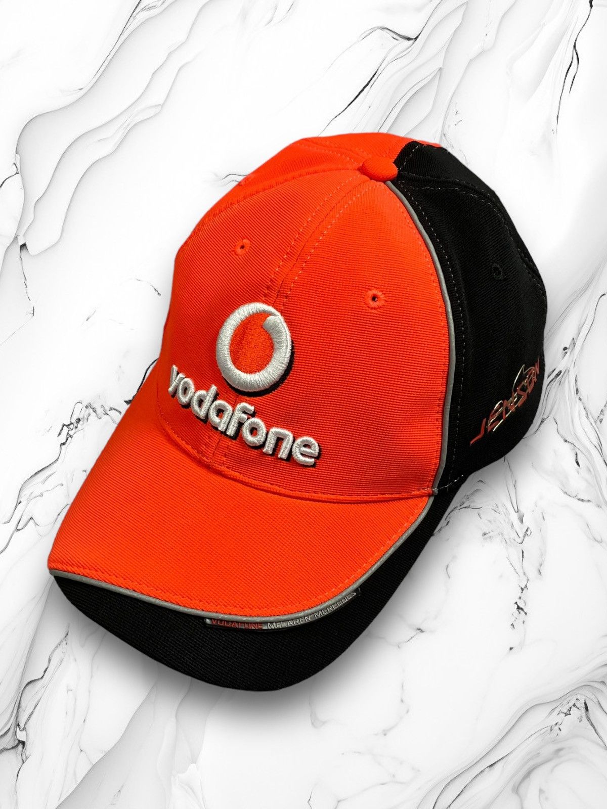 Malcolm McLaren Vodafone McLaren Mercedes Hamilton Jenson Racing Cap Size ONE SIZE - 1 Thumbnail
