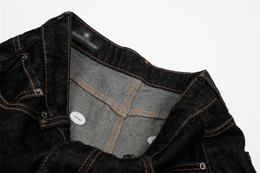 Jean Men's trendy loose wide-leg straight denim shorts Size US 32 / EU 48 - 4 Thumbnail