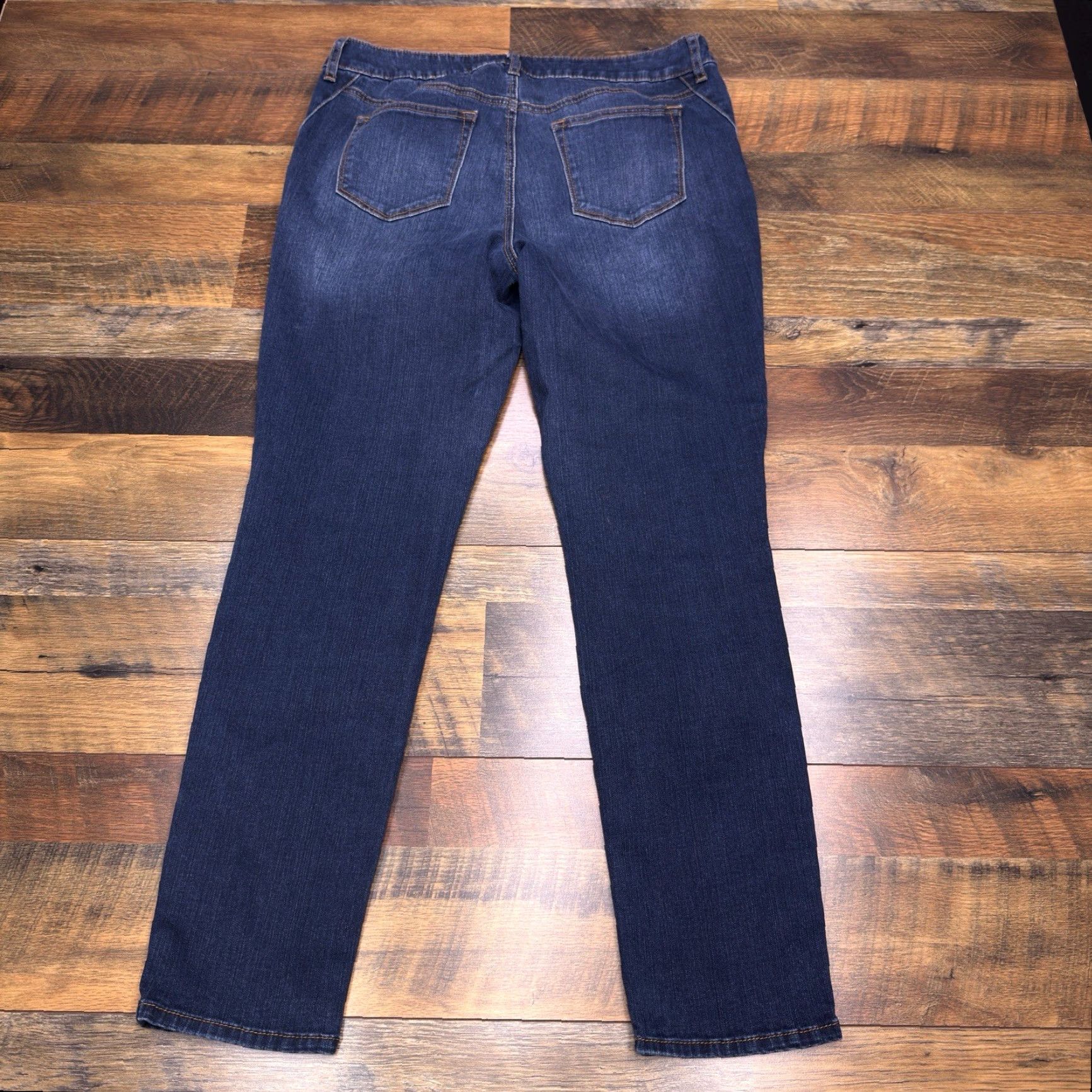 Vintage Chicos Womens Jegging Chicos Platinum Jegging Mid Rise Stretch Jeans 1 Blue Denim Fashion City Logo 28in Inseam Wool? Size 25" / US 0 / IT 36 - 3 Thumbnail