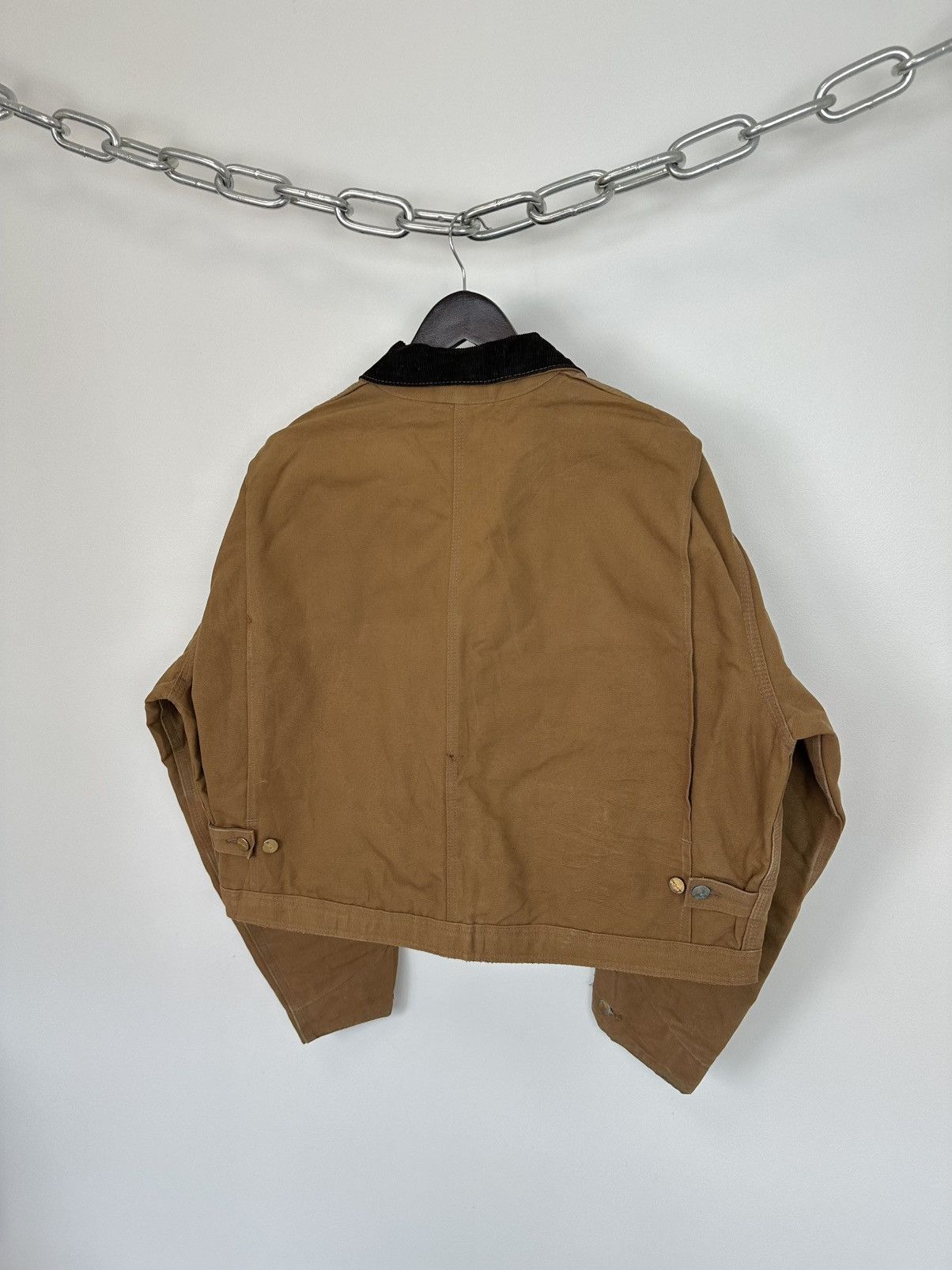 Carhartt Vintage 70s Carhartt USA Cropped Boxy Baggy Detroit Jacket Size US M / EU 48-50 / 2 - 13 Thumbnail