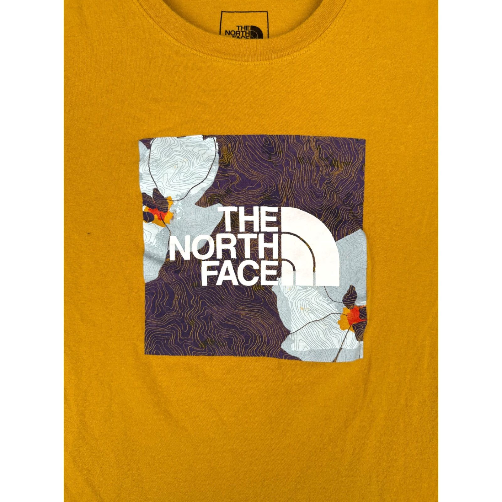The North Face The North Face Shirt Men Medium Yellow Floral Short Sleeve Crew Neck 100% Cotton T-Shirt Size US M / EU 48-50 / 2 - 6 Thumbnail