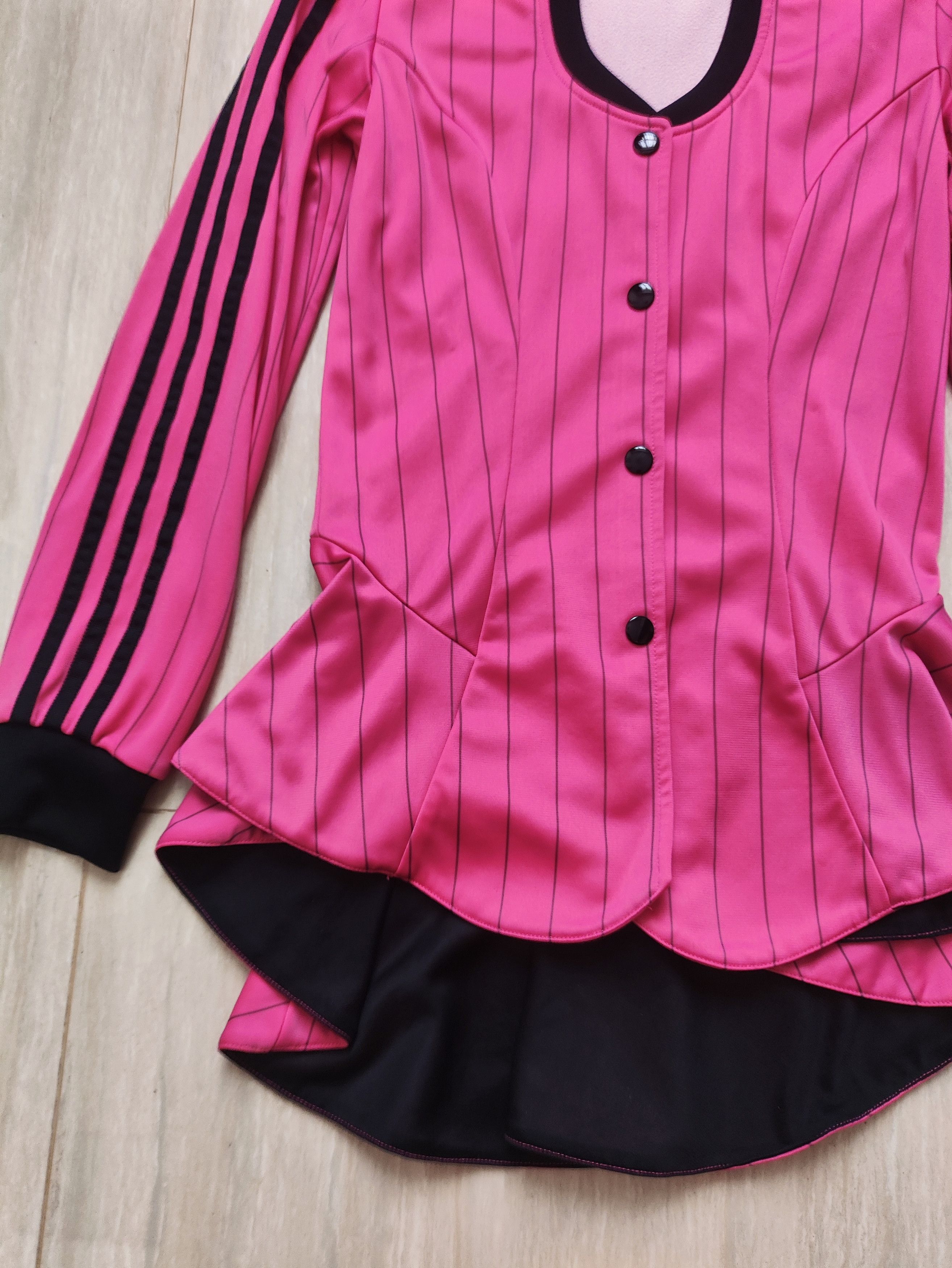 Adidas × Jeremy Scott Jeremy Scott Archive striped pink tailcoat jacket Size S / US 4 / IT 40 - 4 Thumbnail