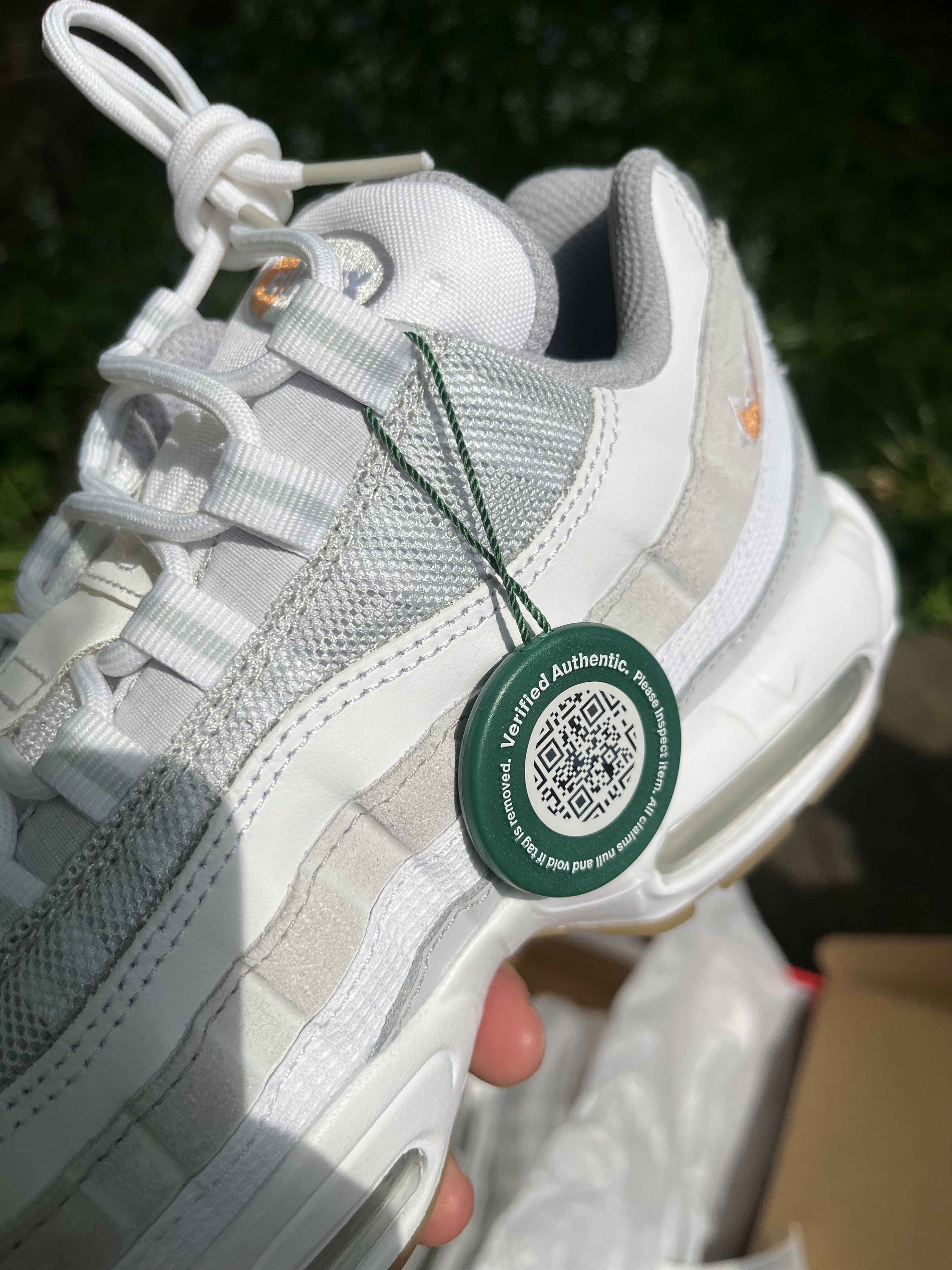 Nike Air Max 95 in Pure Platinum Hot Curry Size US 9 / EU 42 - 7 Thumbnail