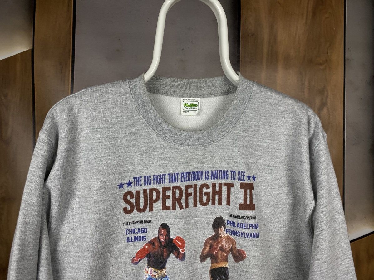Vintage 🥊Vintage 90s Swetshirt Movie Rocky Balboa And Clubber Land🥊 Size US M / EU 48-50 / 2 - 5 Thumbnail