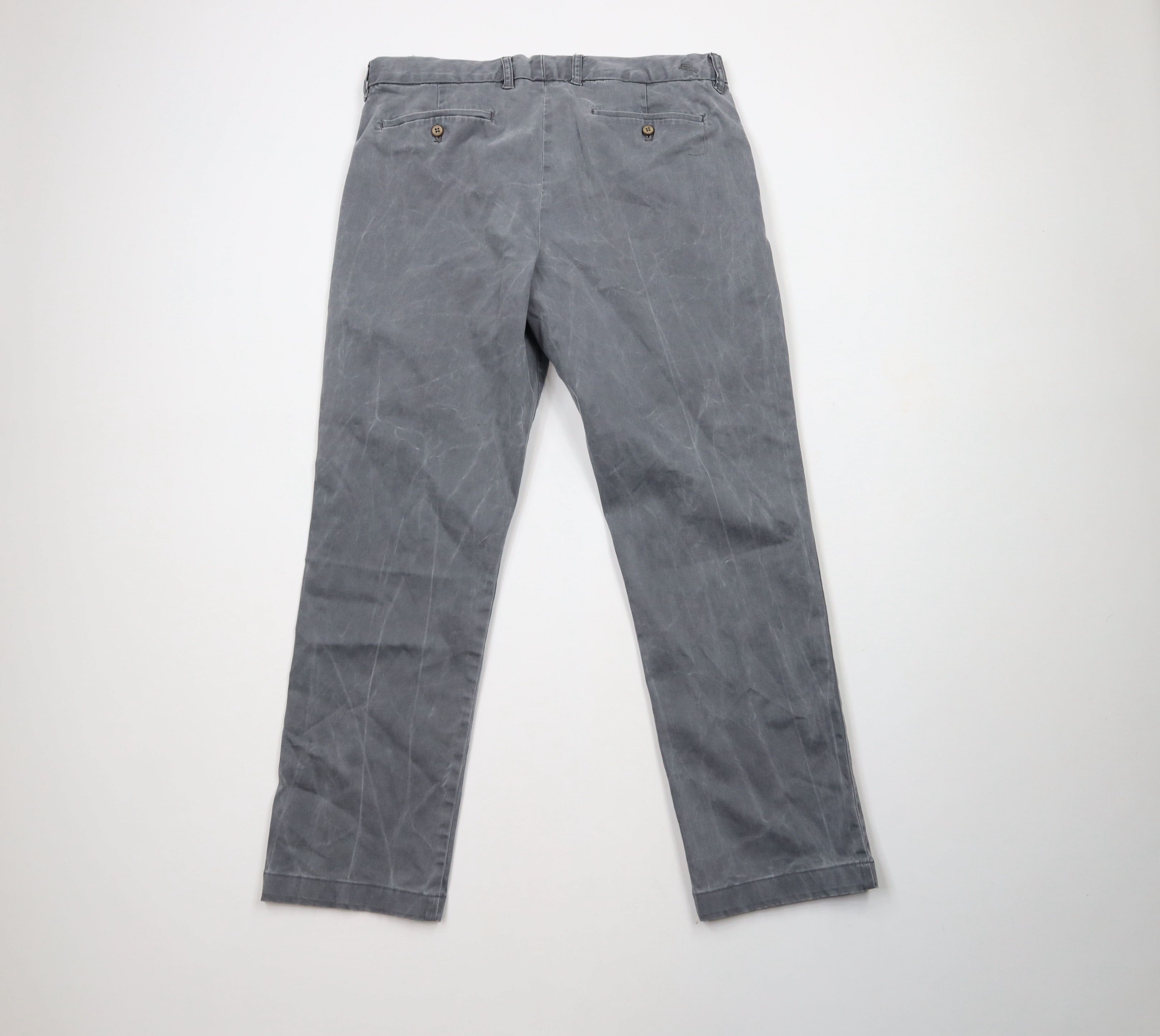 Tommy Bahama × Vintage Tommy Bahama Stonewash Pigment Dye Stretch Chino Pants Gray Size US 34 / EU 50 - 8 Thumbnail