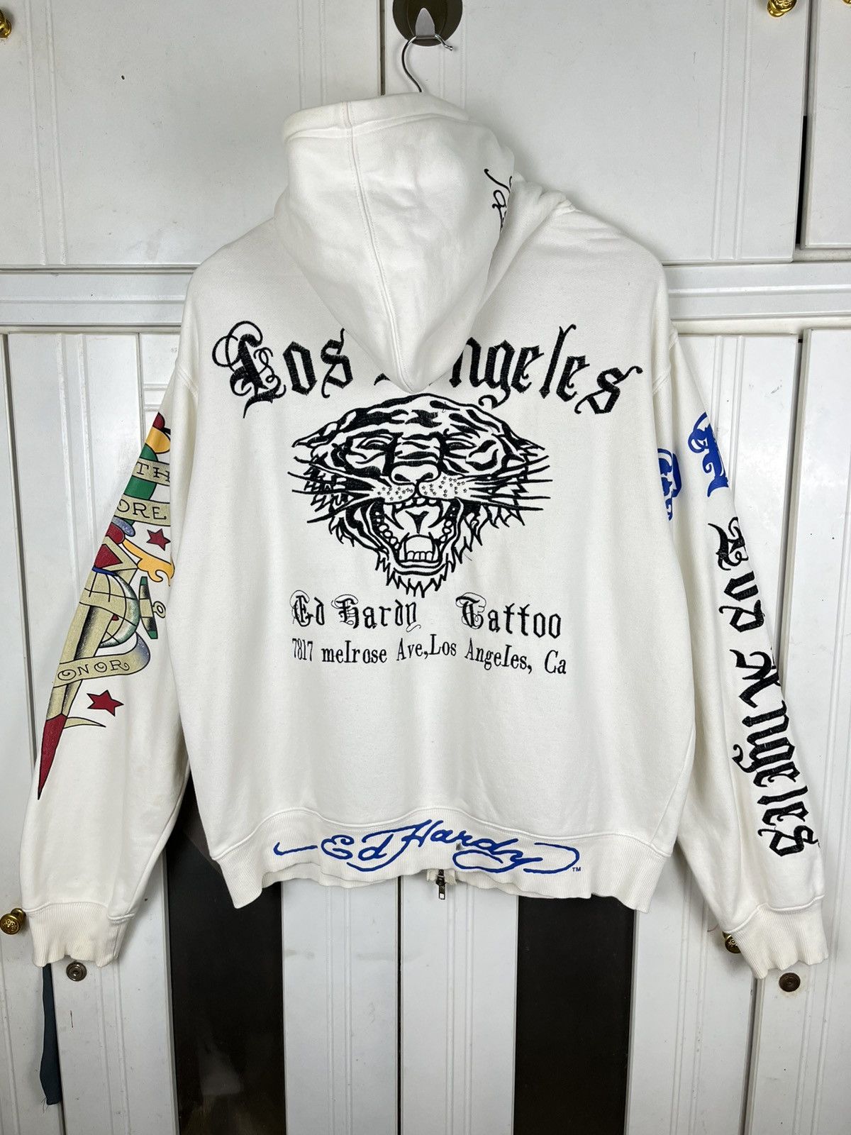Ed Hardy VTG Ed Hardy Hoodie Zip Up Size US M / EU 48-50 / 2 - 2 Thumbnail