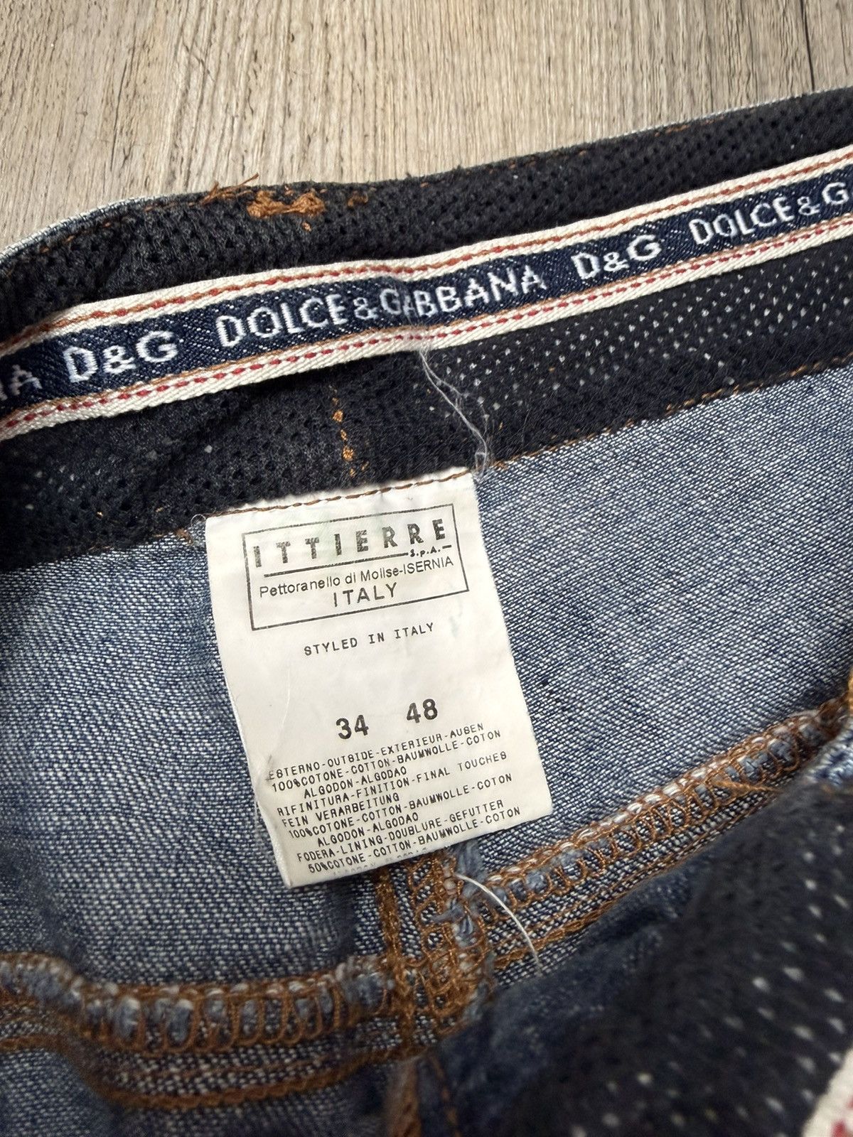 Dolce & Gabbana SS2003 Dolce & Gabbana Full Zip Baggy Cargo Pants denim Size US 36 / EU 52 - 7 Thumbnail