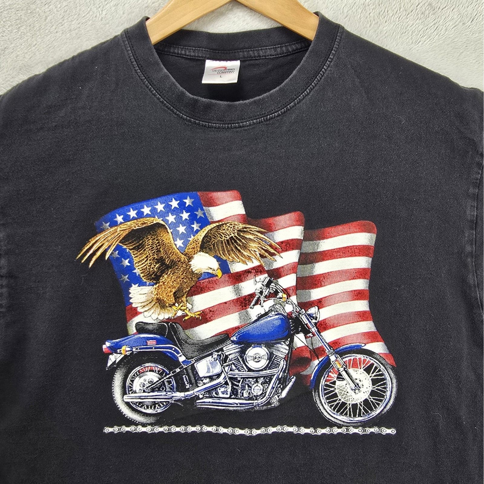 Other Vintage Bike Week Shirt L Eagle Biker USA Harley Davidson Size US L / EU 52-54 / 3 - 1 Thumbnail