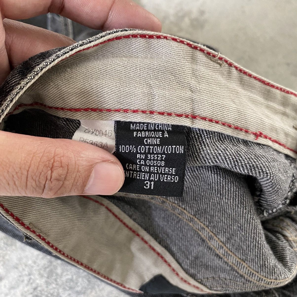 Marithe + Francois Girbaud 2000’s MFG Relaxed Fit Ash Grey Work Denim Jeans Size US 32 / EU 48 - 23 Thumbnail