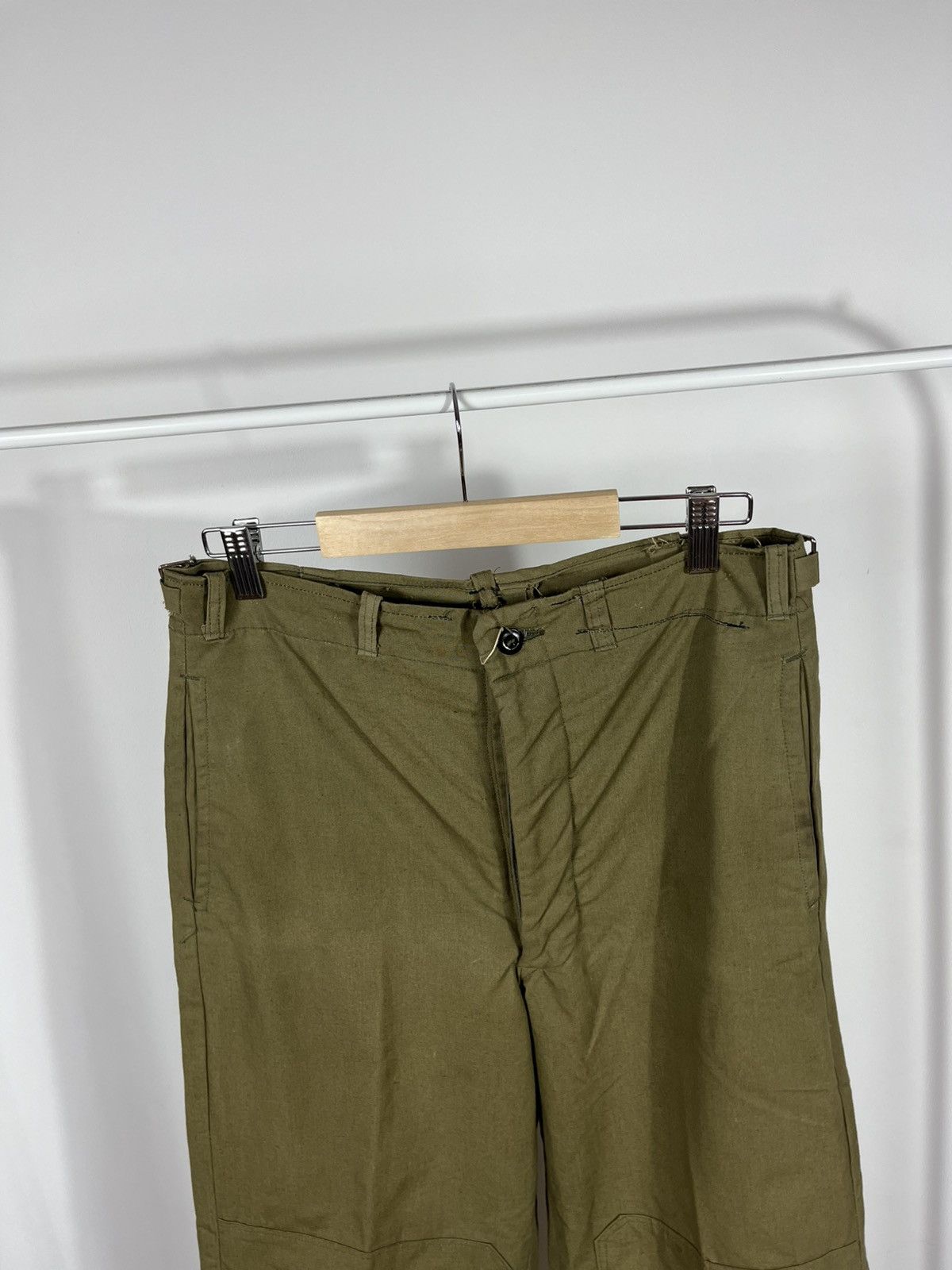 Vintage Vintage Czechoslovakian Army Field Pants Olive Green C-3 Size US 31 - 6 Thumbnail